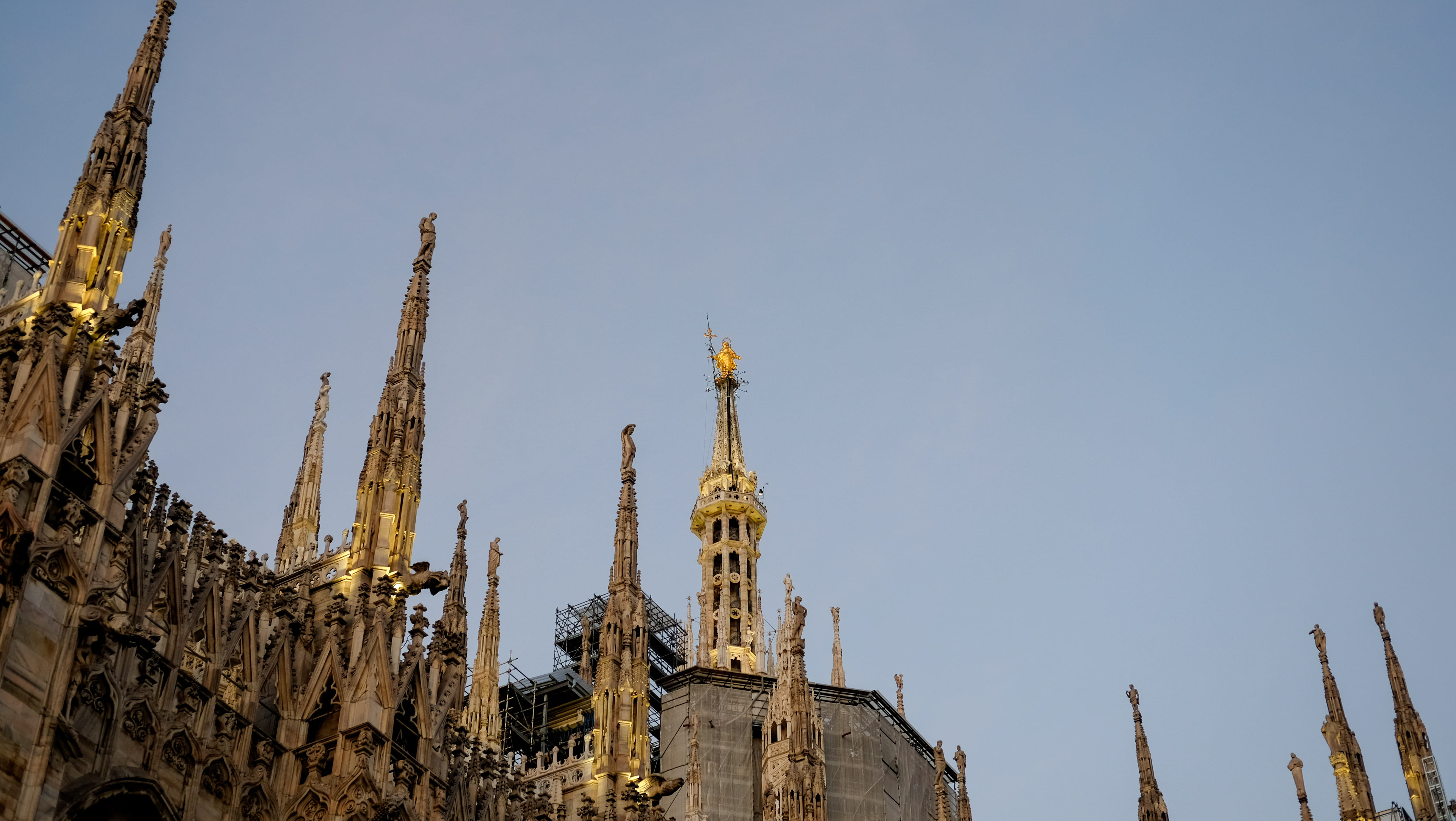 tower, sky, built structure, place of worship, city, history, church, cathedral, architecture, low angle view, no people, town, building exterior, building, HD Wallpaper