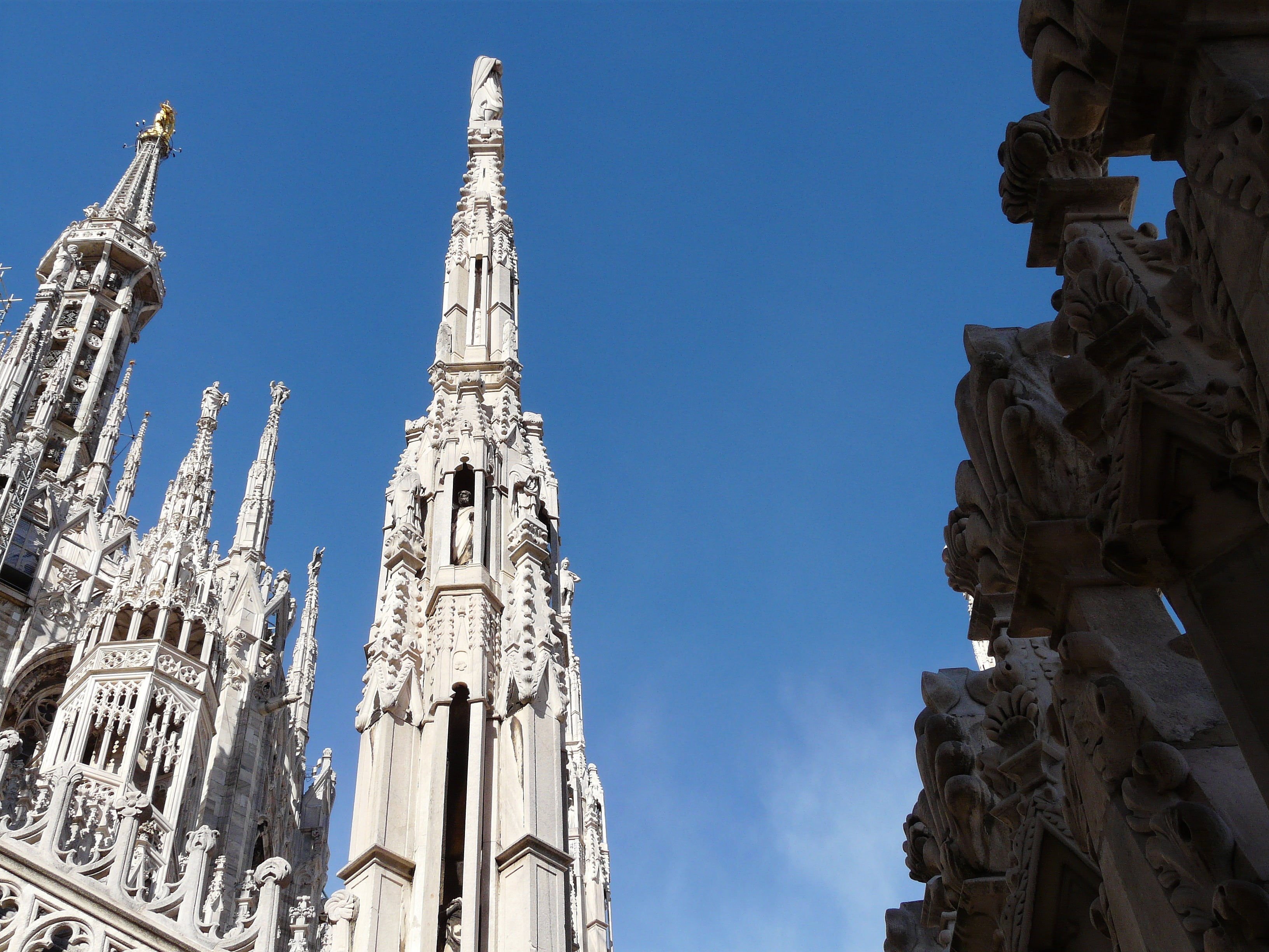 religion, belief, history, spire, place of worship, low angle view, building, gothic style, architecture, building exterior, nature, spirituality, sky, HD Wallpaper