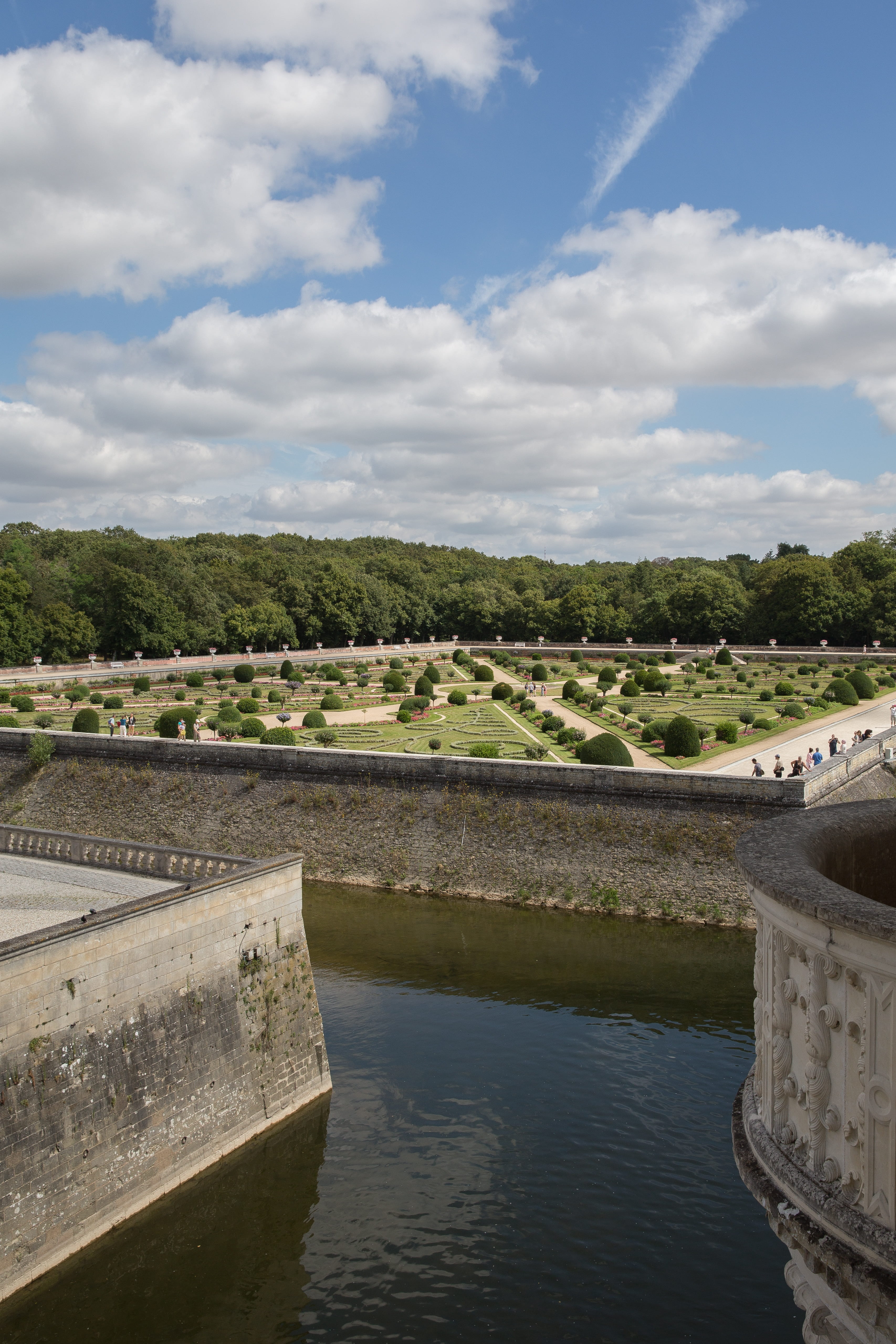 beauty in nature, cloud - sky, tranquil scene, day, châteaux de la loire, river, valley, bridge, built structure, connection, architecture, scenics - nature, Phone HD Wallpaper