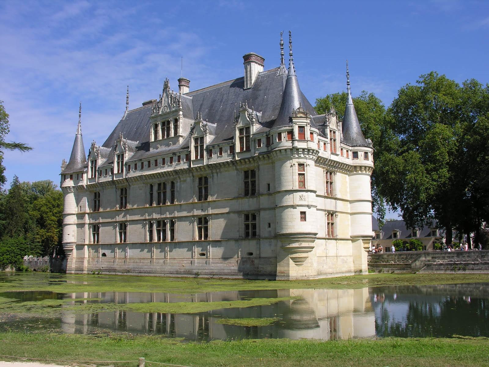 france, loire, valley, 720P, azay, rideau, castles, HD Wallpaper