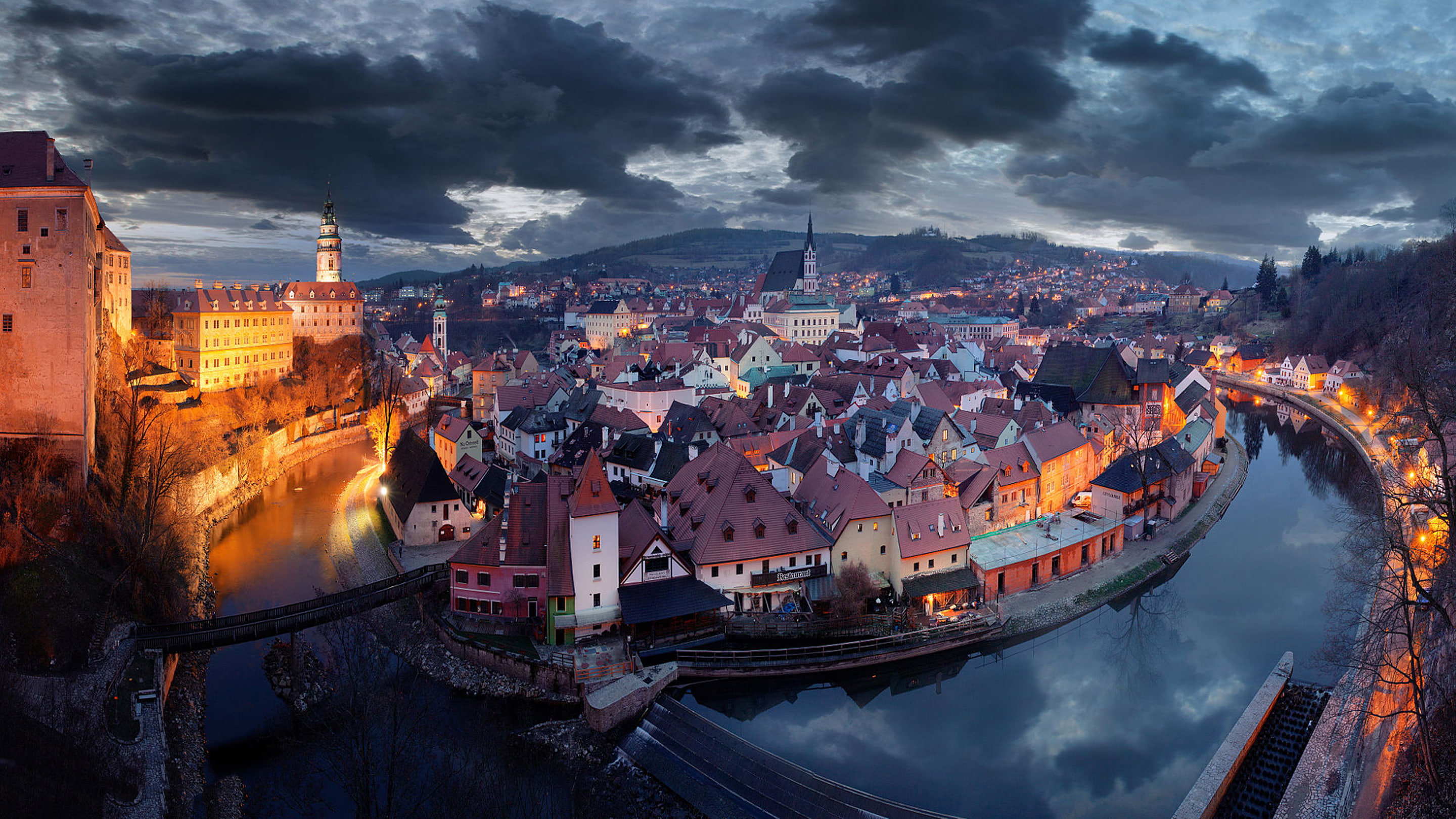 krumlov, cesky, 2K, republic, hd, czech, HD Wallpaper