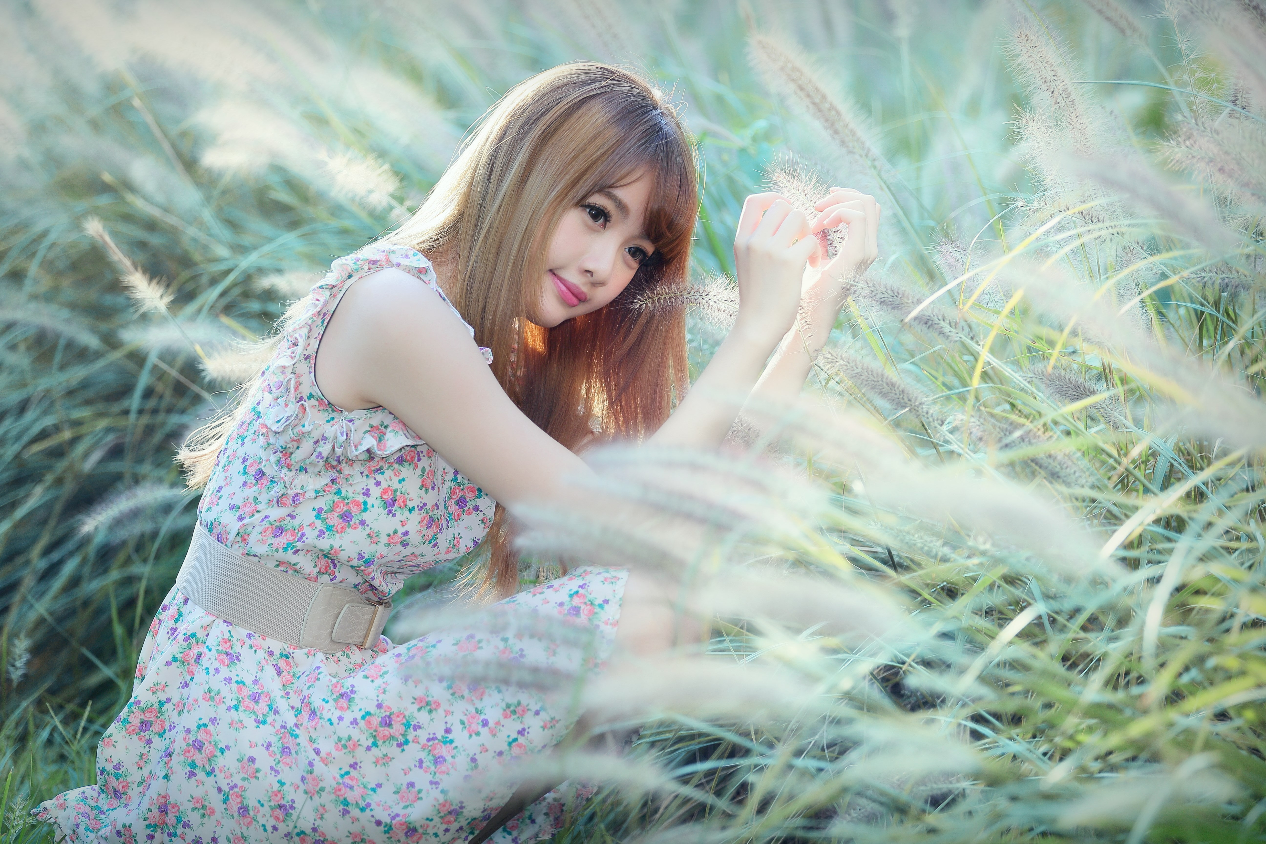 beauty, fashion, nature, real people, lifestyles, hair, 5K, beautiful woman, leisure activity, adult, one person, long hair, hairstyle, women, plant, selective focus, HD Wallpaper