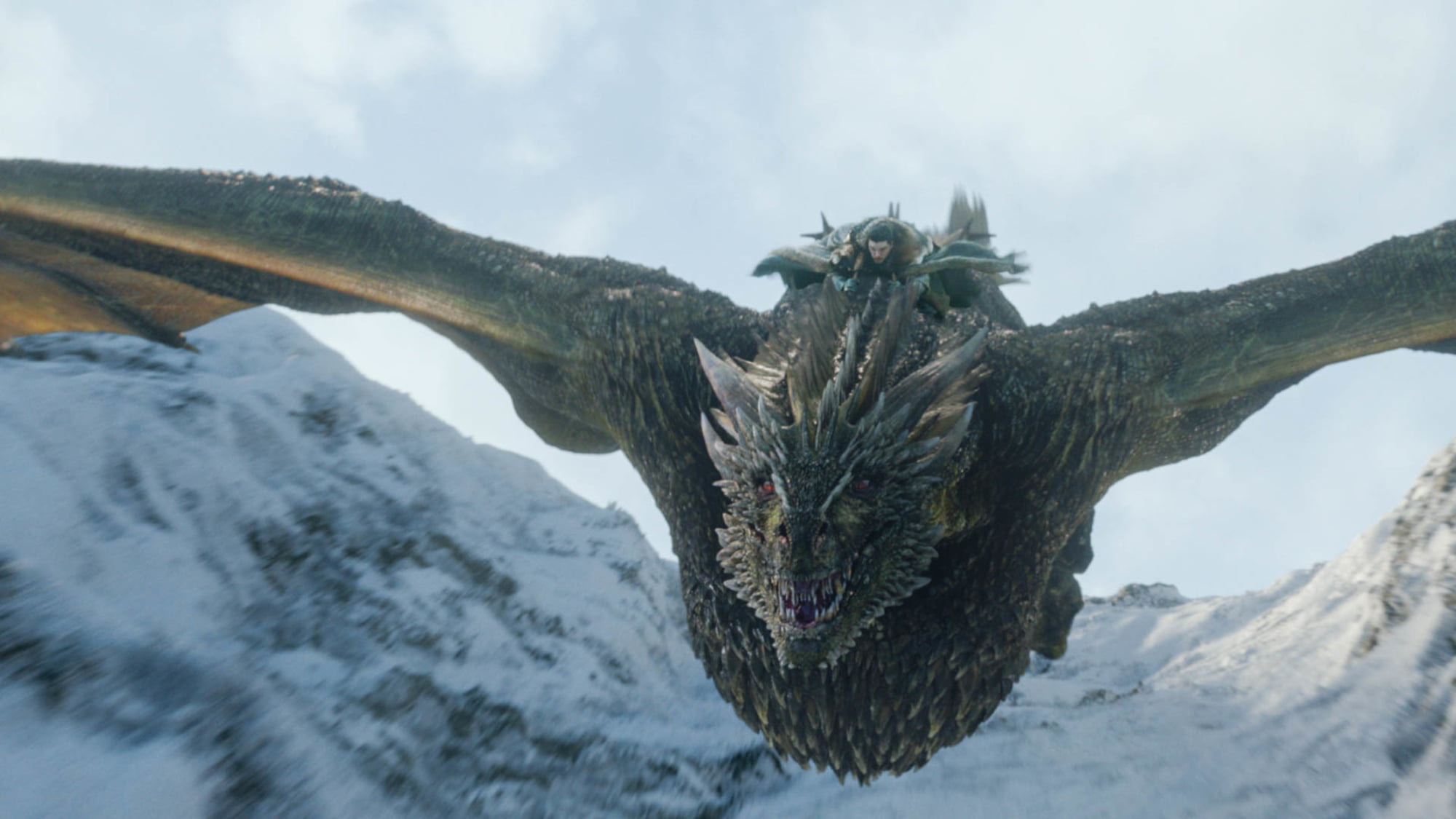 1080P, Rhaegal (Game of Thrones), TV Show, Game Of Thrones, Jon Snow, Kit Harington, HD Wallpaper
