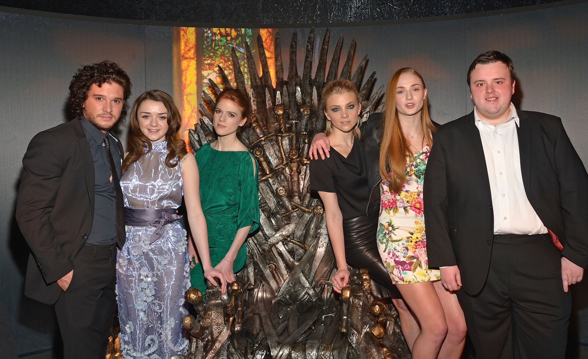 Maisie Williams, Celebrity, John Bradley, Rose Leslie, 1080P, Kit Harington, Natalie Dormer, Actor, Sophie Turner, HD Wallpaper