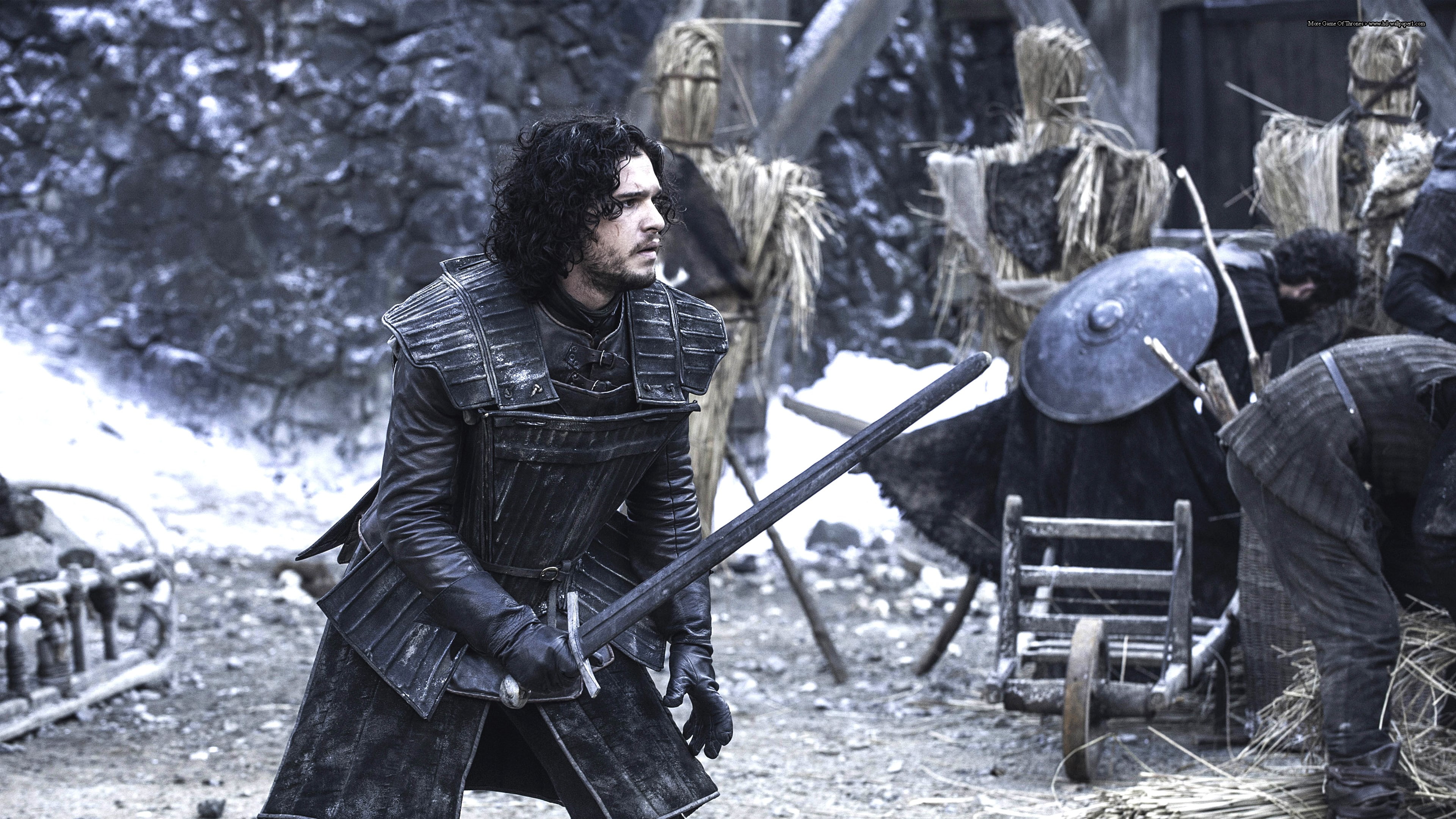 snow, young men, leisure activity, kit harington game of thrones  hd, lifestyles, nature, warm clothing, young adult, one person, winter, front view, aggression, HD Wallpaper