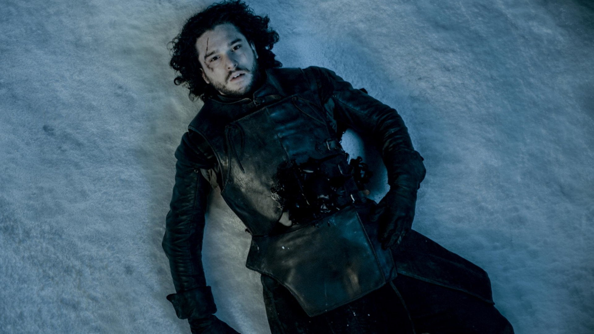 adult, jon, black hair, 1080P, aggression, Game Of Thrones, portrait, snow, clothing, mid adult, cold temperature, standing, determination, TV Show, holding, HD Wallpaper