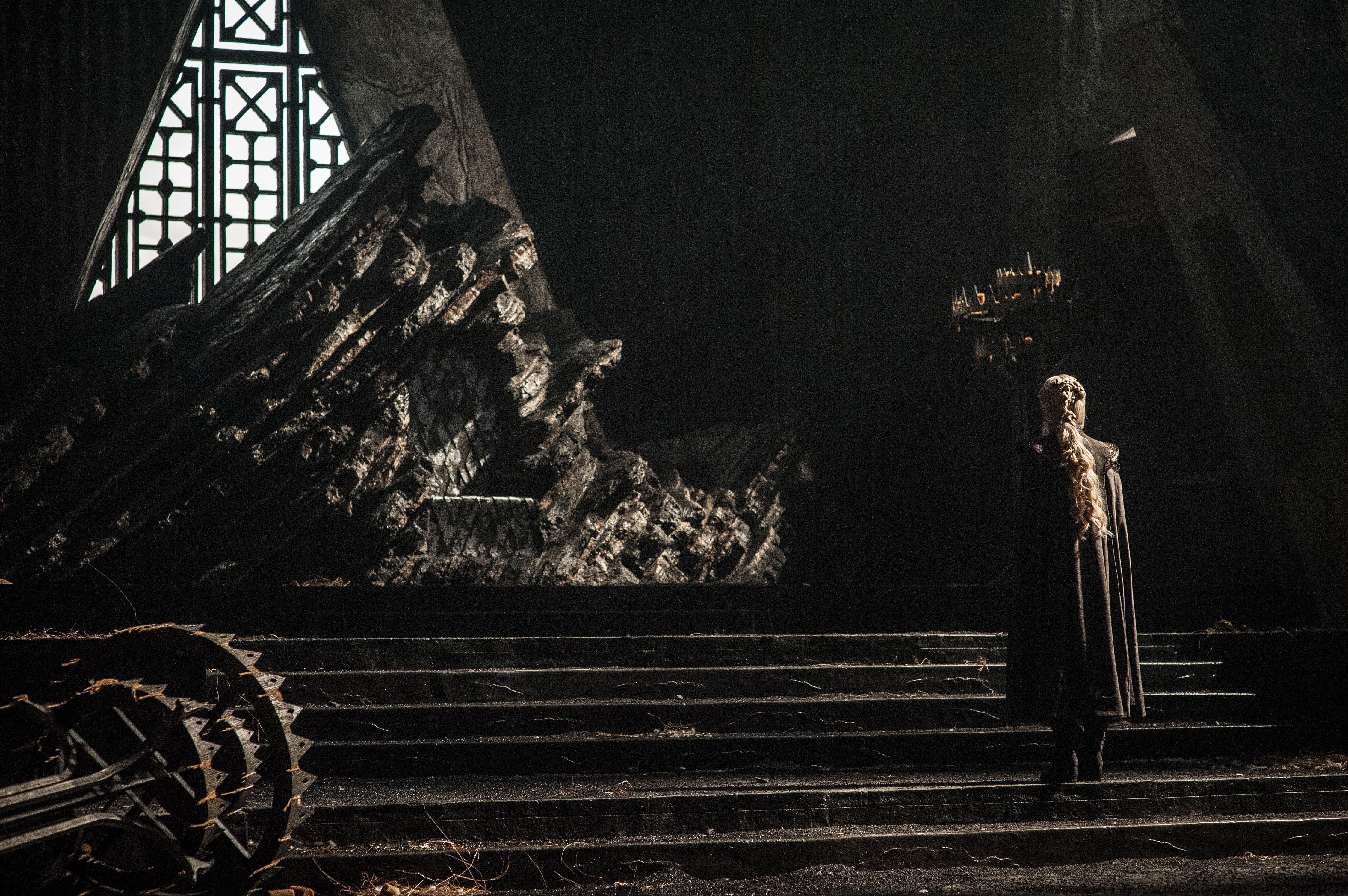 religion, architecture, outdoors, history, nature, 4K, tv shows, staircase, no people, emilia clarke, hd, game of thrones, metal, old, low angle view, HD Wallpaper