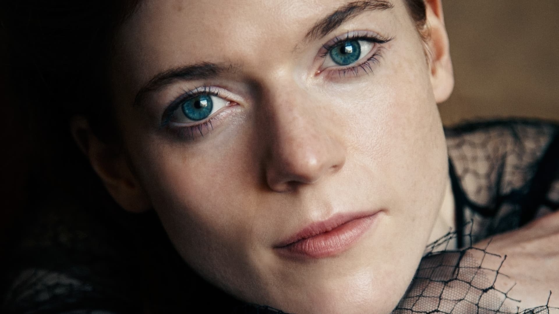 1080P, Actresses, Actress, Rose Leslie, Blue Eyes, Face, HD Wallpaper