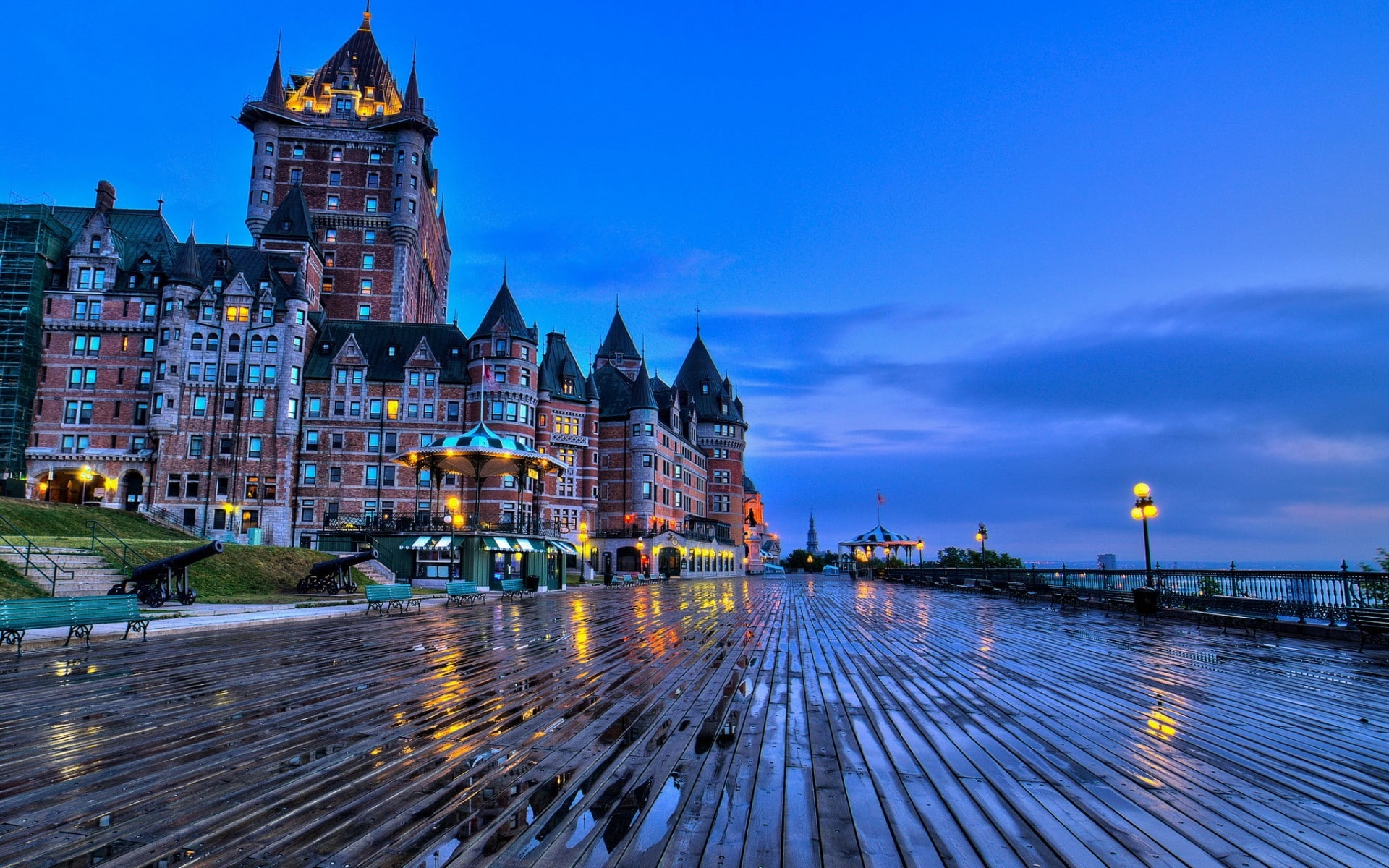 quebec, hotel, frontenac, chateau, 1080P, HD Wallpaper