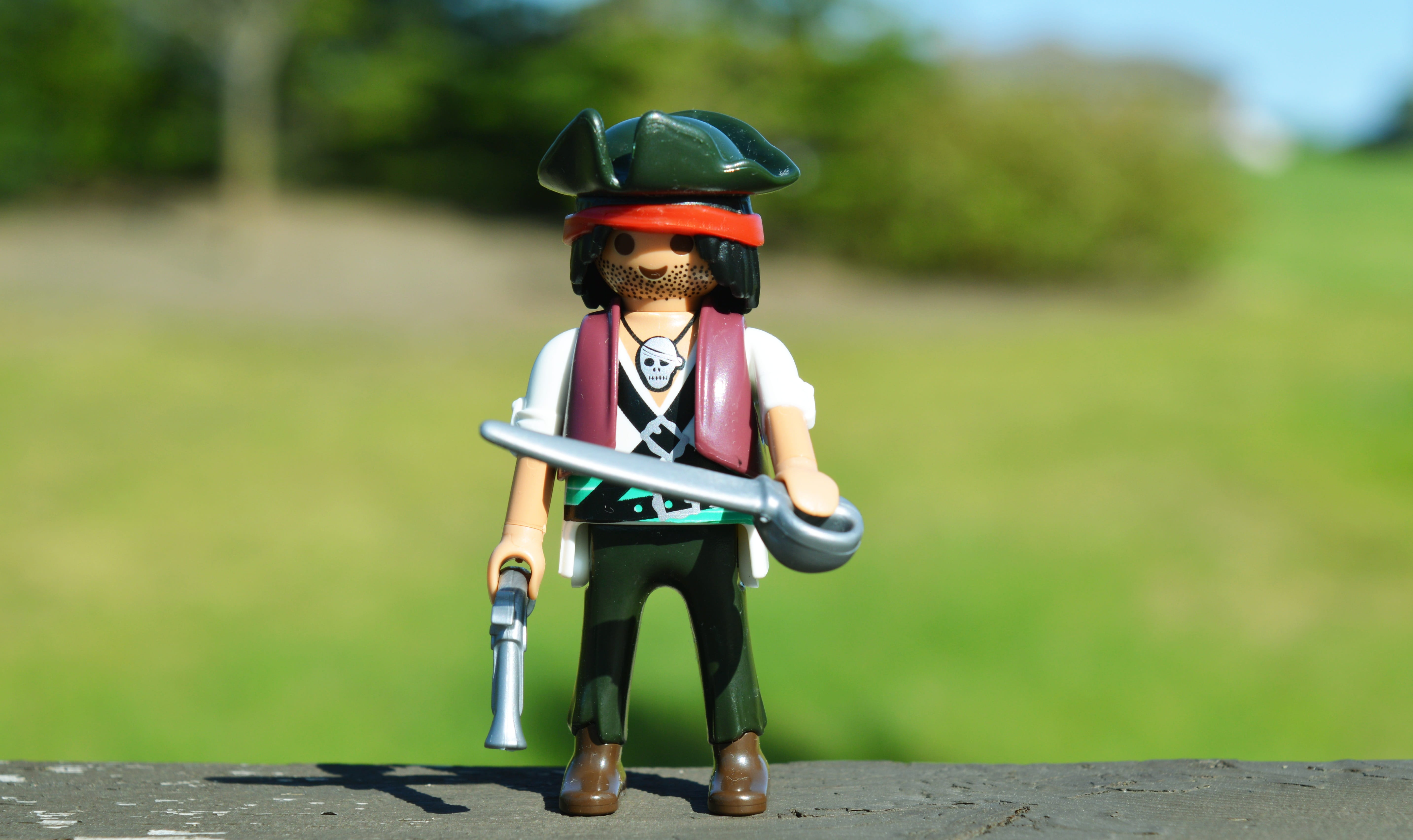 Sword, childhood, weapon, 5K, footpath, front view, male likeness, helmet, lego, one person, boy, focus on foreground, standing, Action Figure, human representation, HD Wallpaper