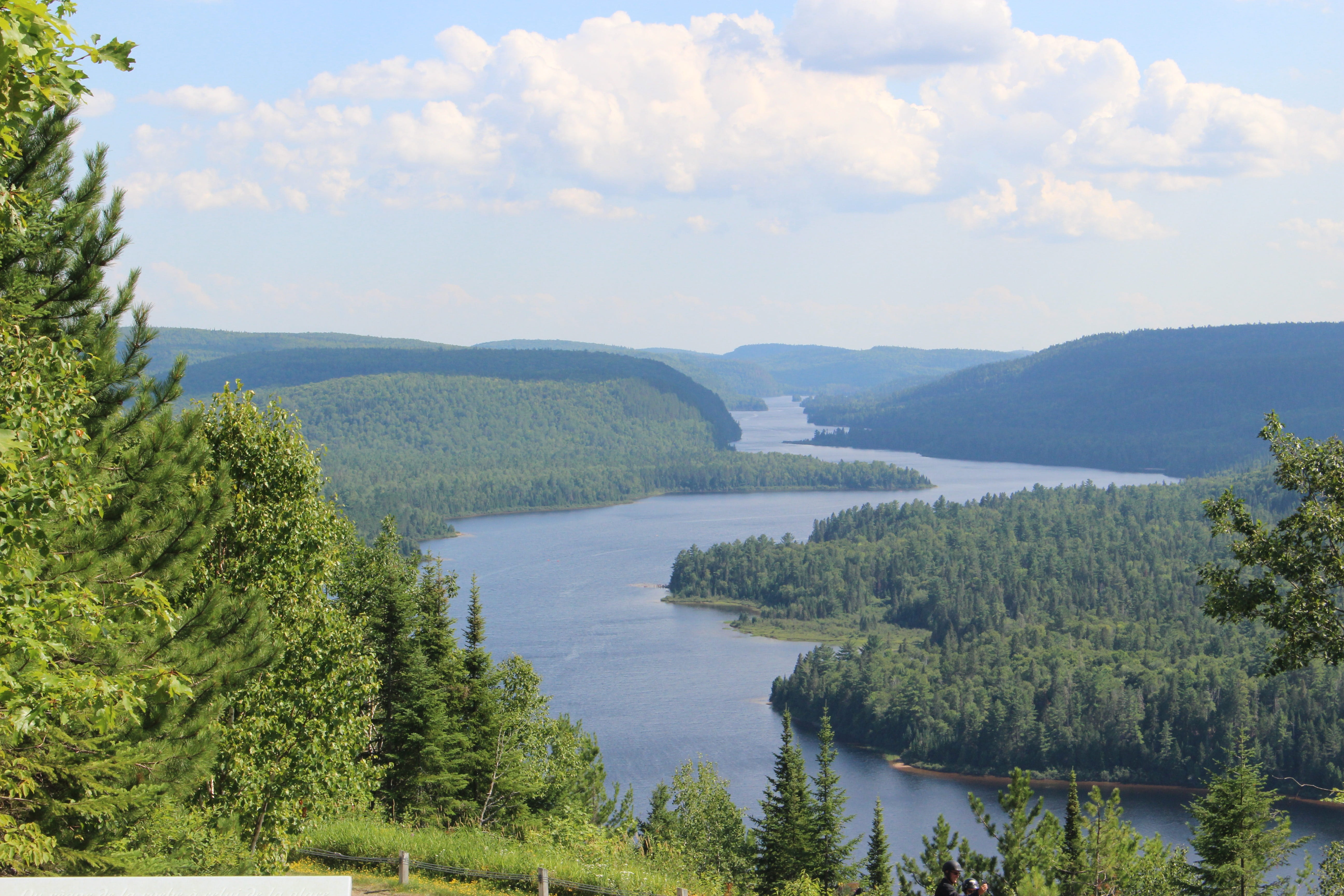 nature, day, scenics - nature, tree, water, plant, quebec, canada, lake, no people, non-urban scene, outdoors, landscape, tranquility, sky, green color, HD Wallpaper
