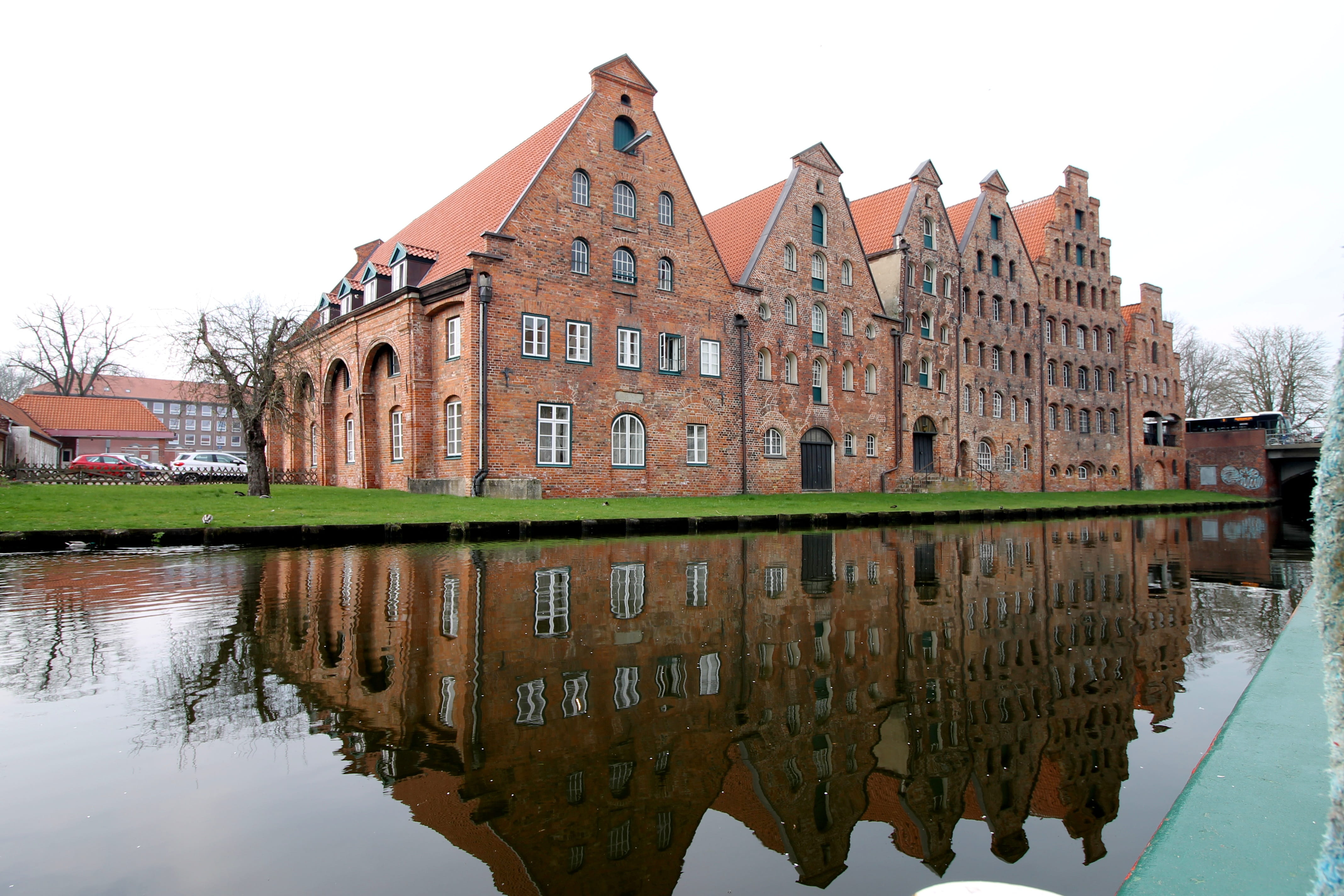 outdoors, nature, historically, germany, landmark, waterfront, antique, architecture, salt storage, residential district, built structure, building exterior, HD Wallpaper
