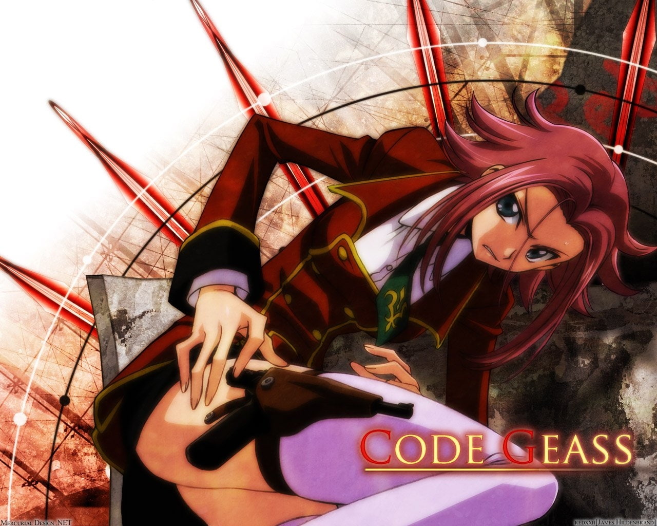 code, kallen, x, art, Code Geass, hd, 720P, geass, gestadtfeld, Stadtfeld Kallen, anime, HD Wallpaper