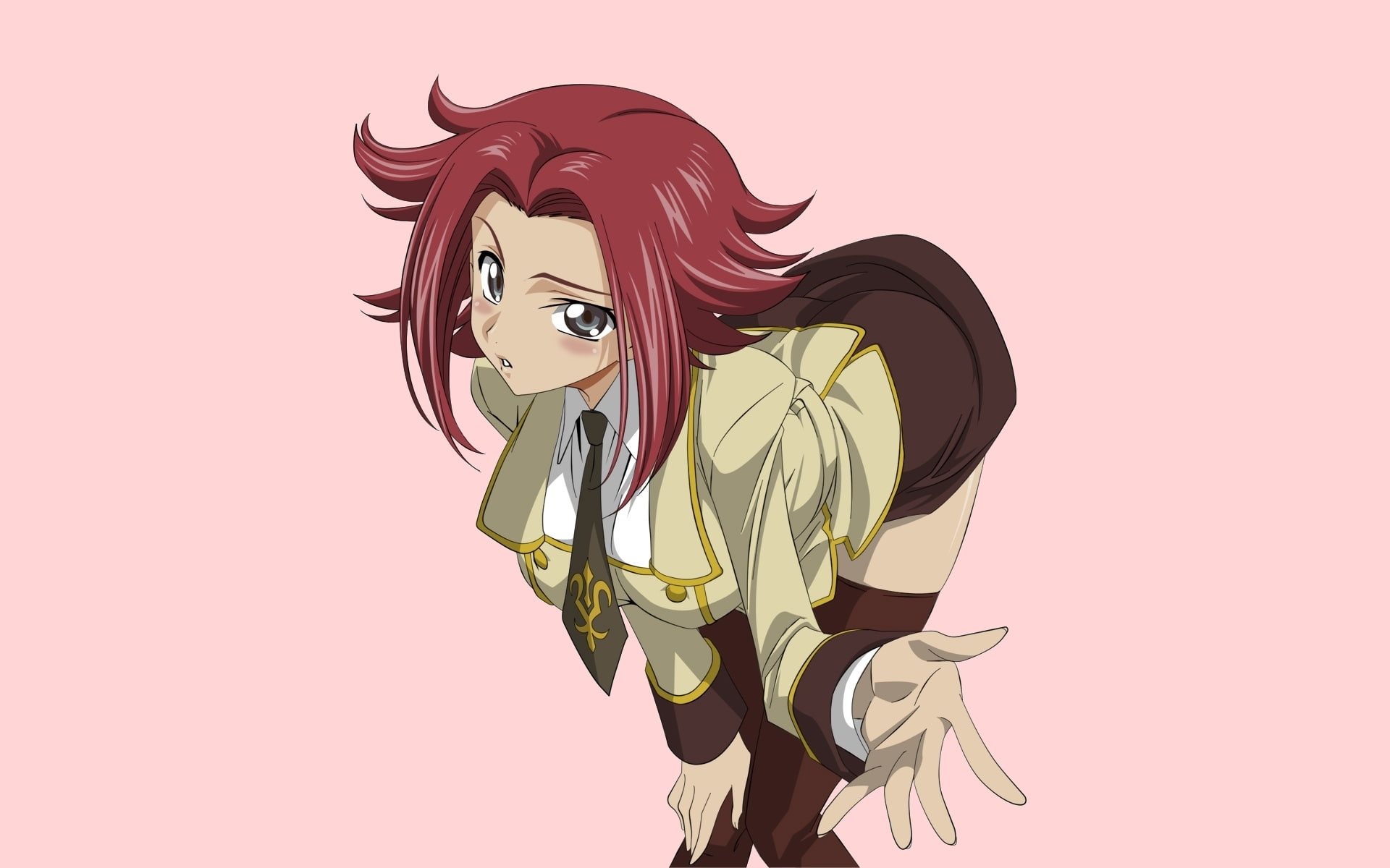 code, stadtfeld, anime, kallen, girls, hd, 1080P, art, geass, x, Stadtfeld Kallen, Code Geass, HD Wallpaper