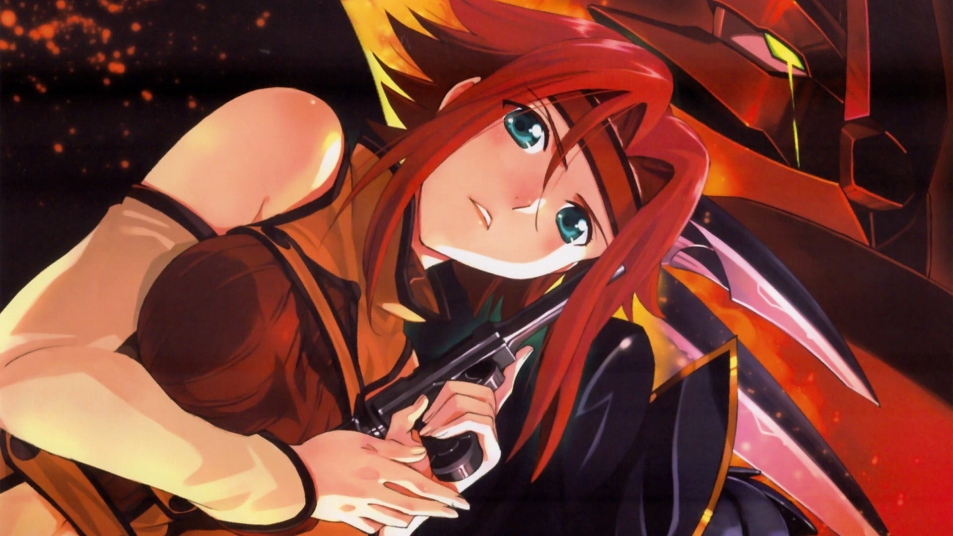 Stadtfeld Kallen, x, code, kallen, geass, hd, Code Geass, stadtfeld, art, anime, 1080P, HD Wallpaper