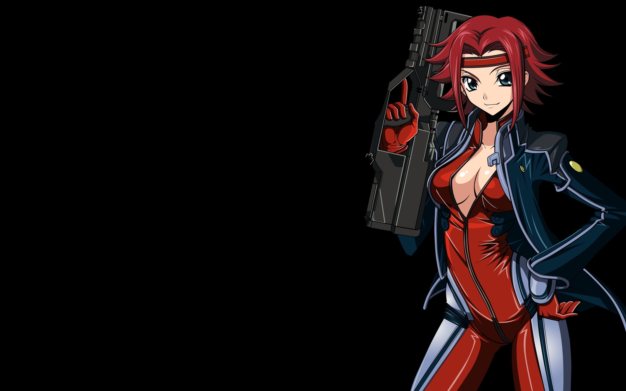 kallen, hd, anime, geass, art, Stadtfeld Kallen, code, x, stadtfeld, 2K, Code Geass, HD Wallpaper