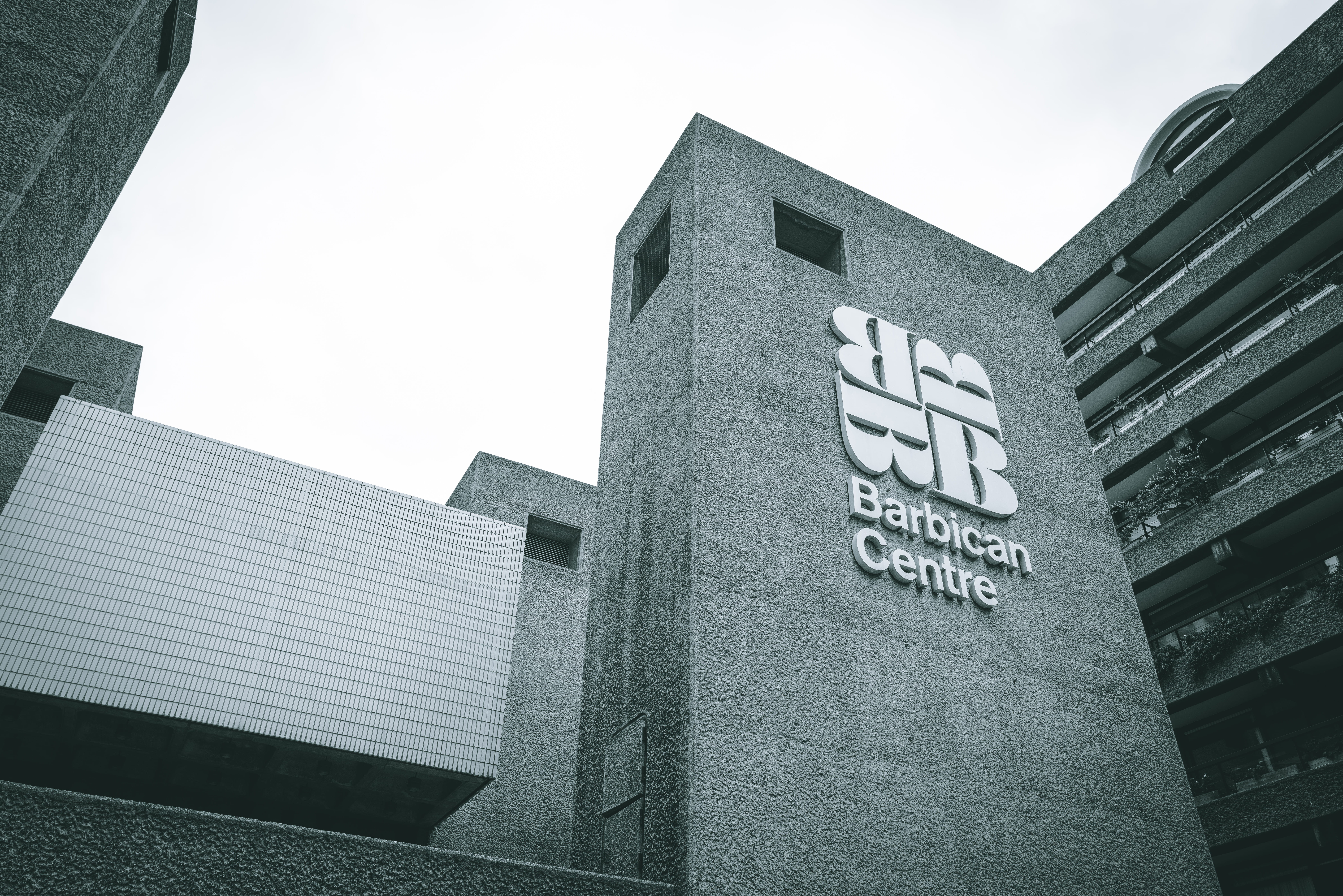concrete, brutalism, office building, low angle view, western script, monochrome, 8K, london, wall, capital letter, office building exterior, building, HD Wallpaper