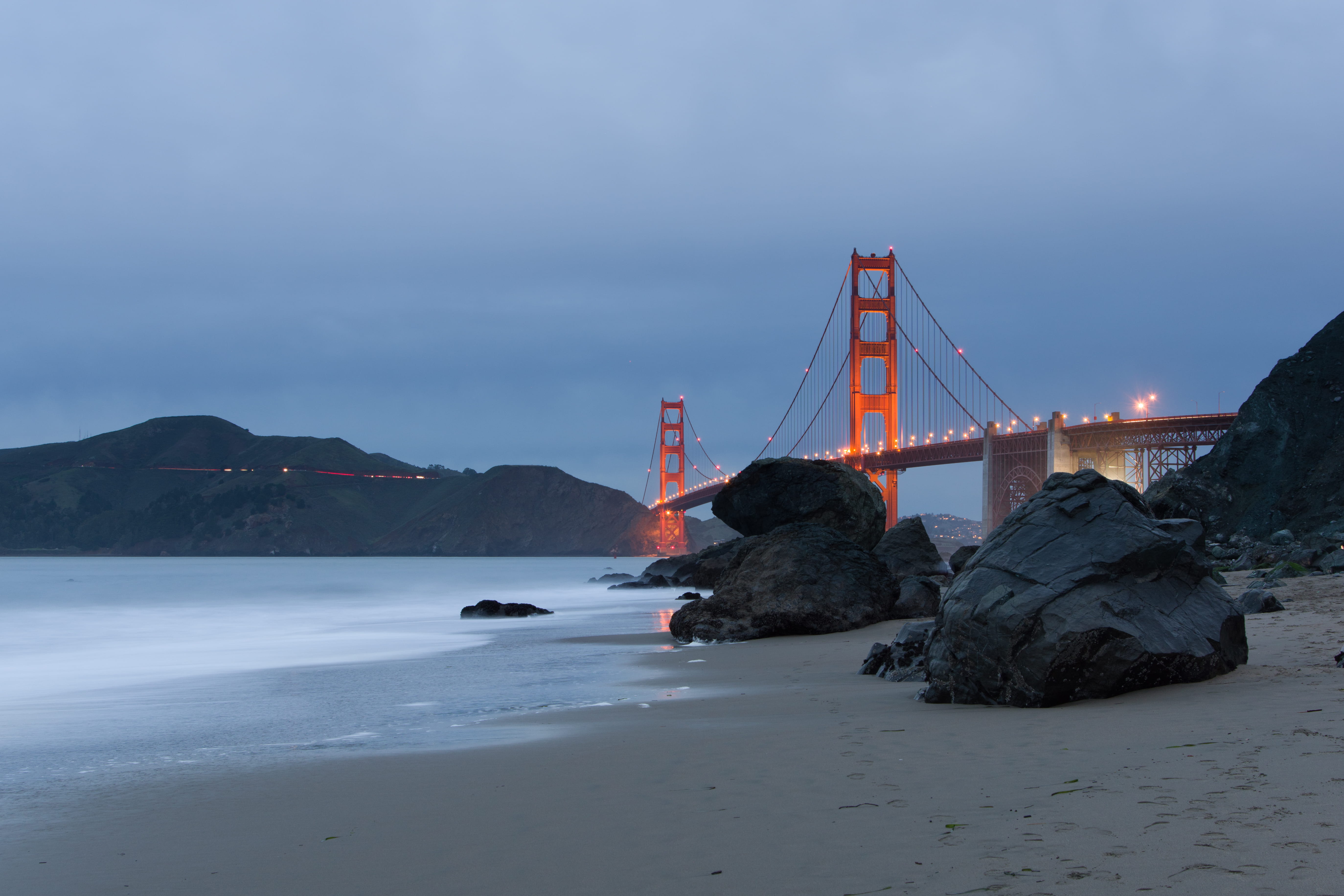 travel, travel Destinations, bridge - Man Made Structure, gate, suspension Bridge, industry, no people, bay, bridge, uSA, water, san Francisco - California, HD Wallpaper