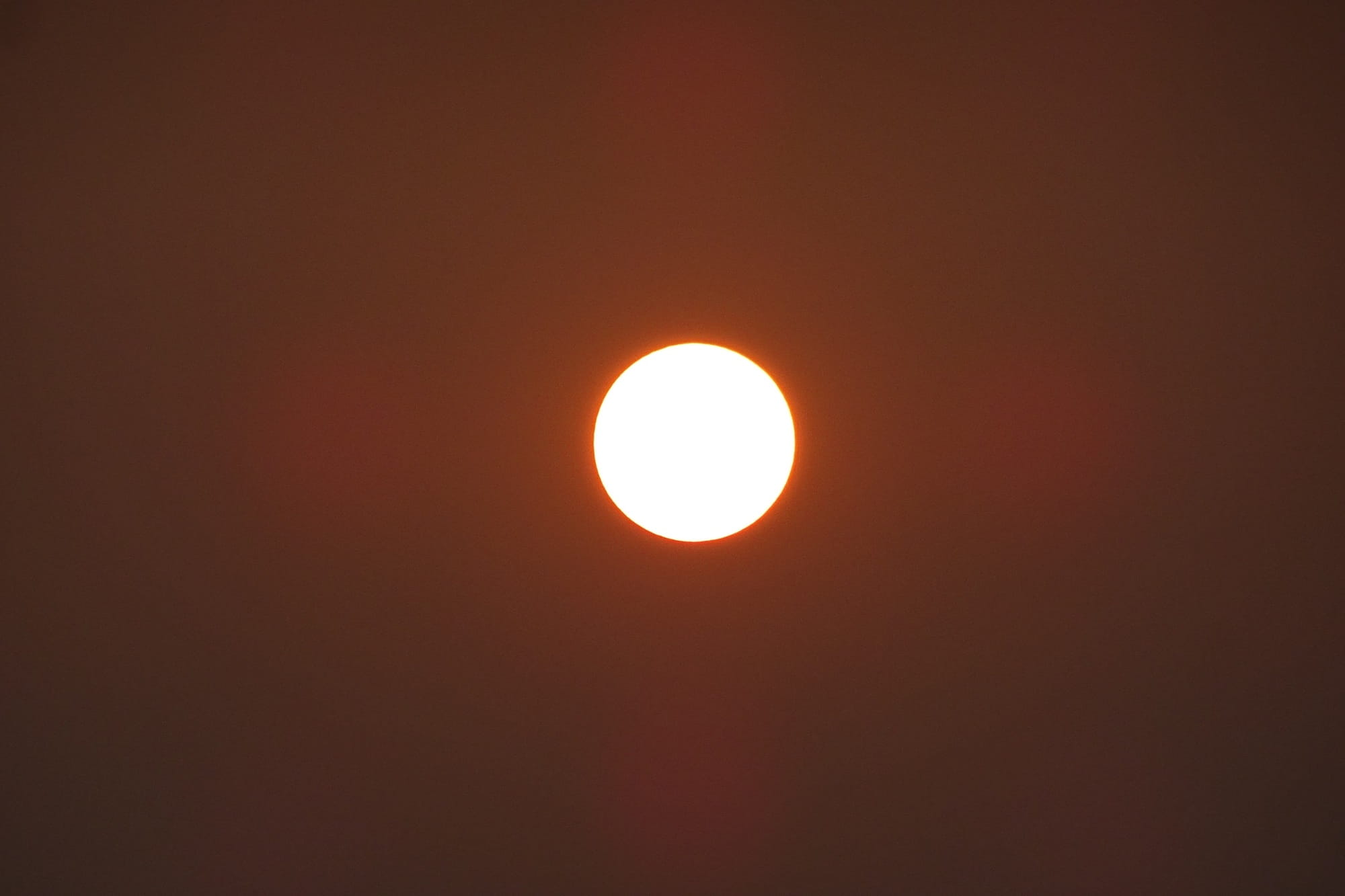 no people, orange color, circle, outdoors, sun, astronomy, sunset, copy space, shape, tranquility, idyllic, beauty in nature, scenics - nature, low angle view, HD Wallpaper
