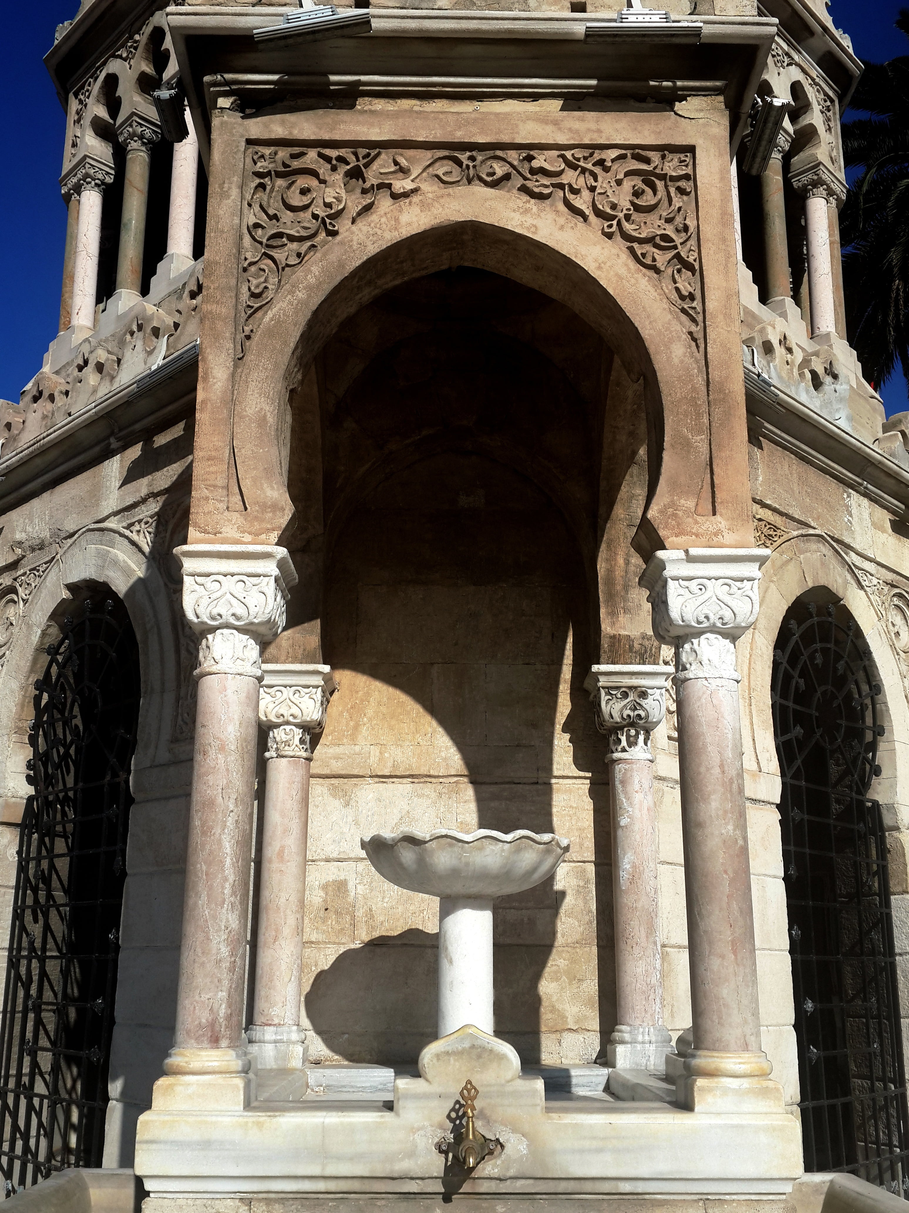 ornate, building, tower, turkey, on, church, building exterior, history, famous Place, tourism, low angle view, travel destinations, architectural column, Phone HD Wallpaper