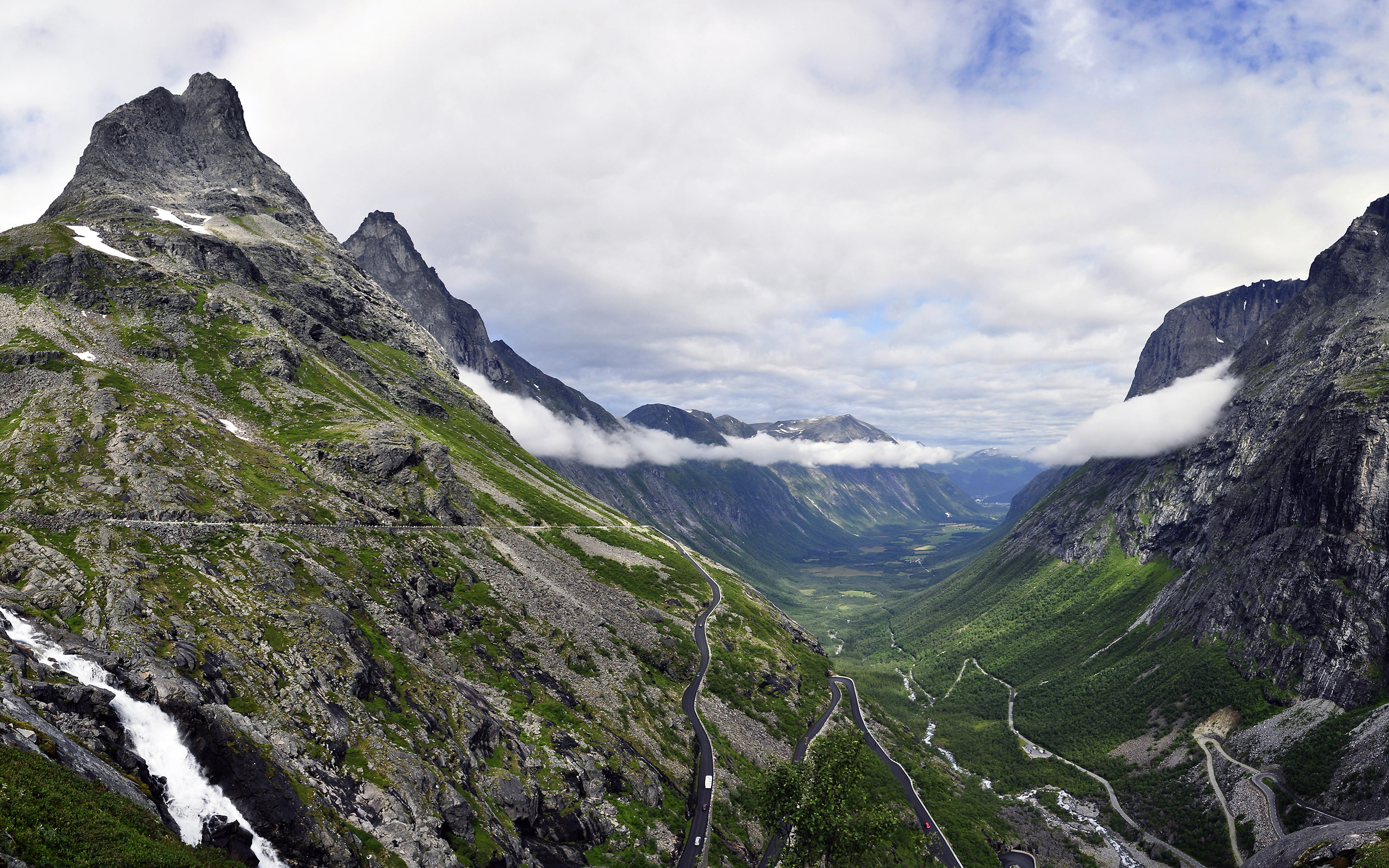 Trollstigen, Alesund, Norway, Westland, Ålesund, Vestlandet, 2K, HD Wallpaper
