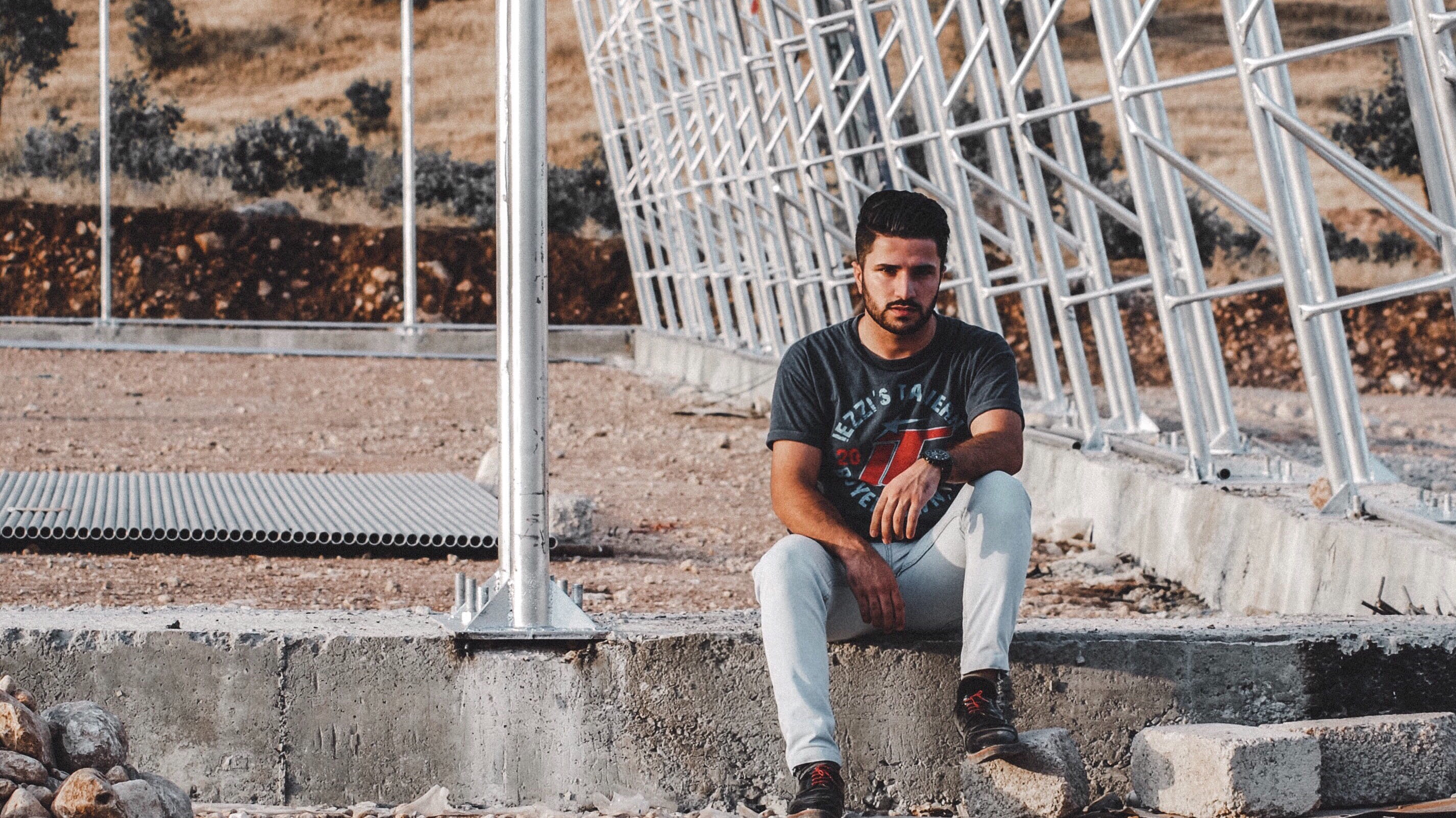 adult, sitting, day, leisure activity, food and drink, kurdistan, photoshopped, color, iraq, 2K, kurdish, photoshop, smiling, facial hair, men, emotion, HD Wallpaper
