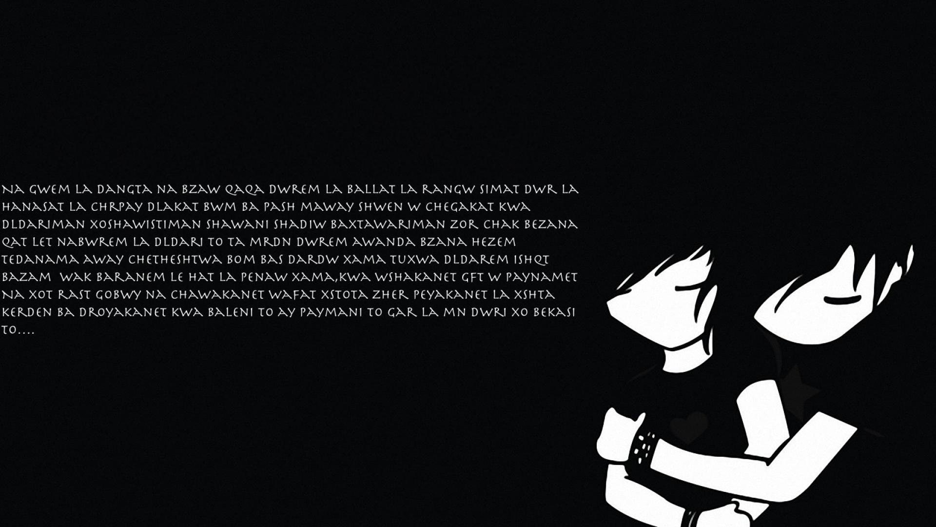 Dark, Sad, 1080P, poster, no people, paper, number, communication, screen, creativity, Gothic, data, Kurdish, Kurdistan, copy space, black background, HD Wallpaper