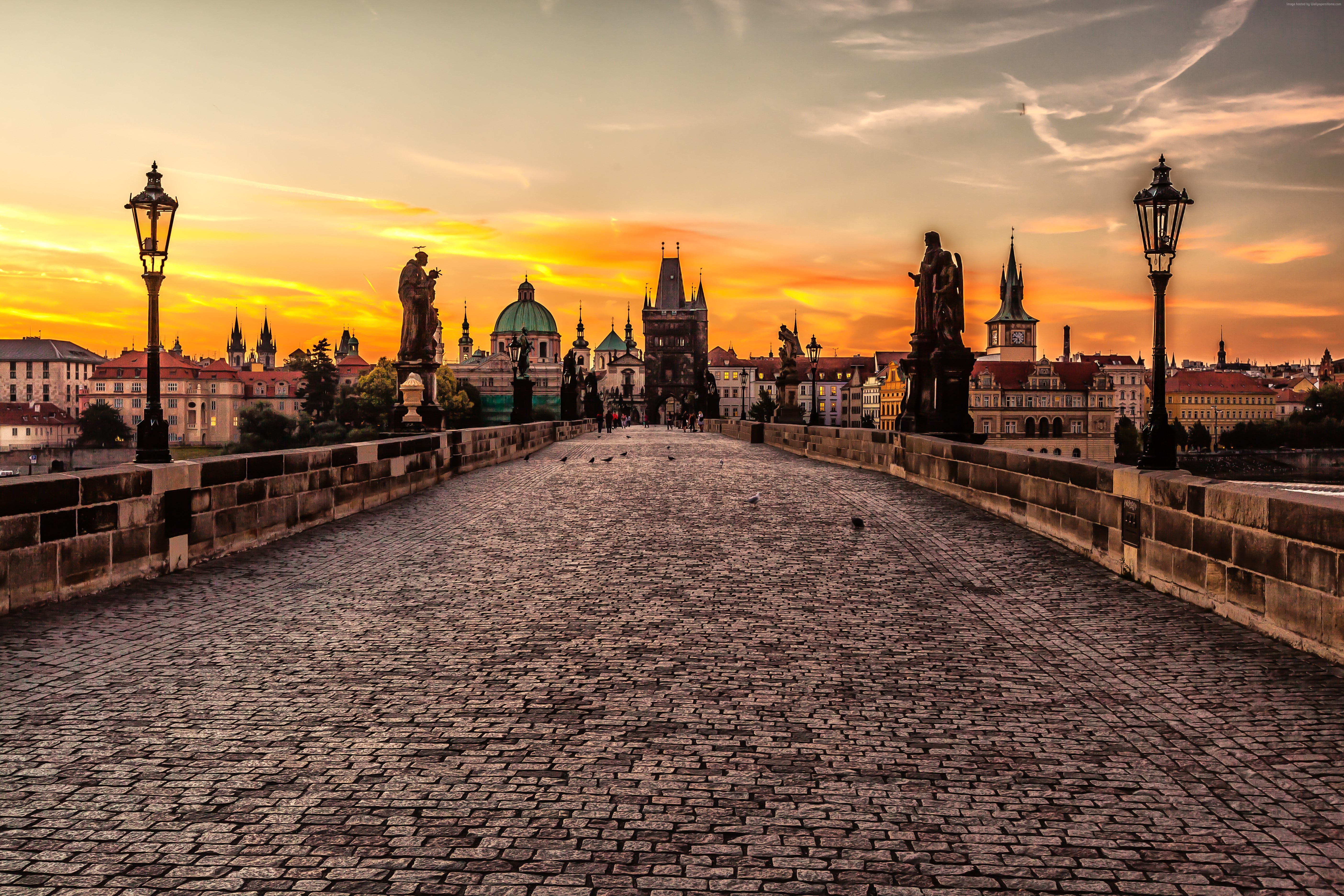 5K, 4k, Czech Republic, tourism, Mystic Prague Tour, HD Wallpaper