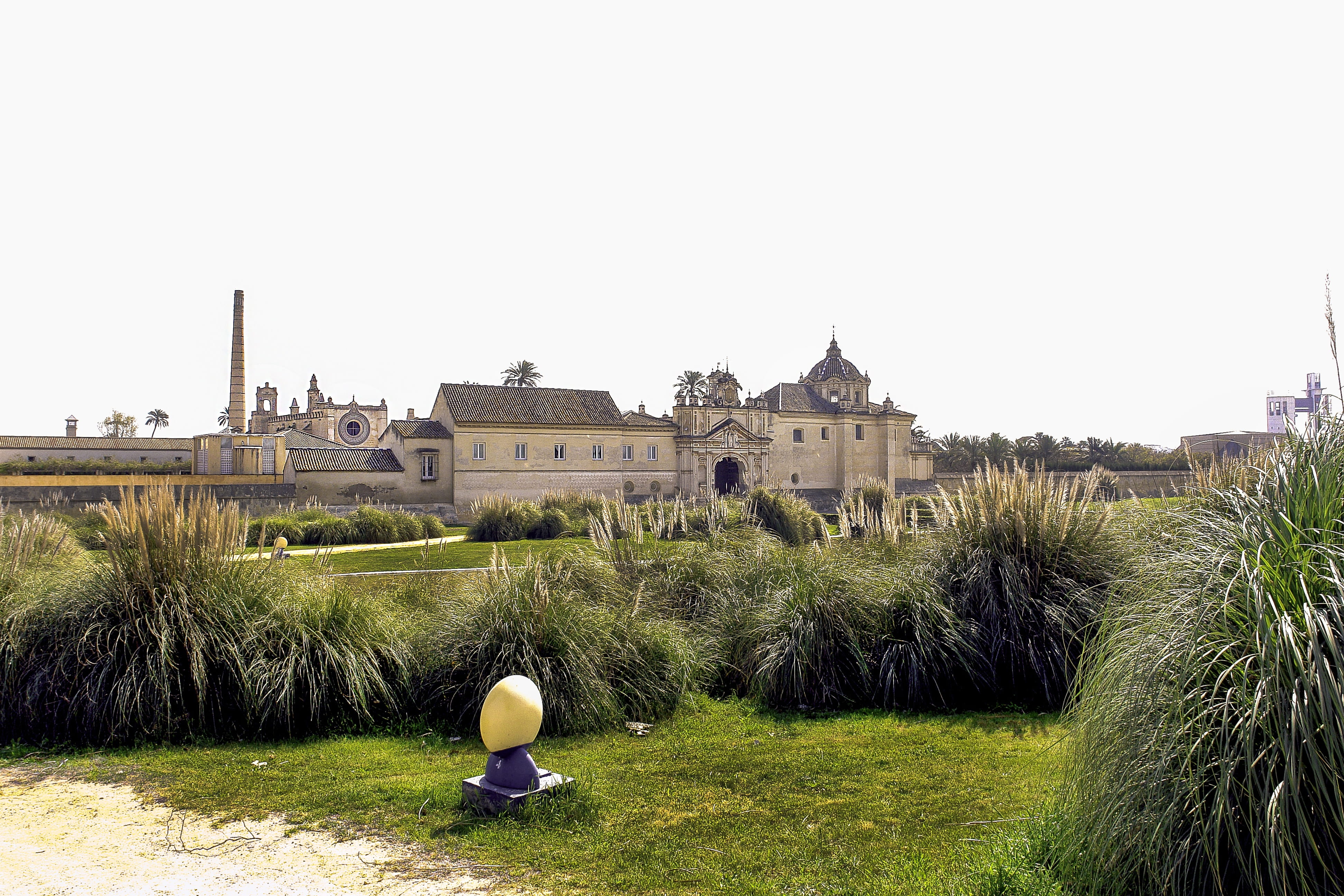 Charterhouse, pottery, spain, architecture, copy space, grass, catholic, built structure, st, lawn, catholicism, sky, travel destinations, clear sky, outdoors, HD Wallpaper