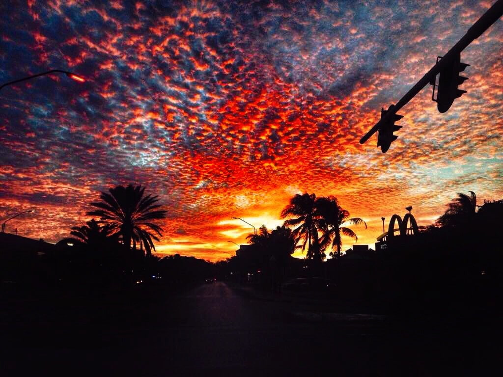 aruba sunset, 480P, HD Wallpaper