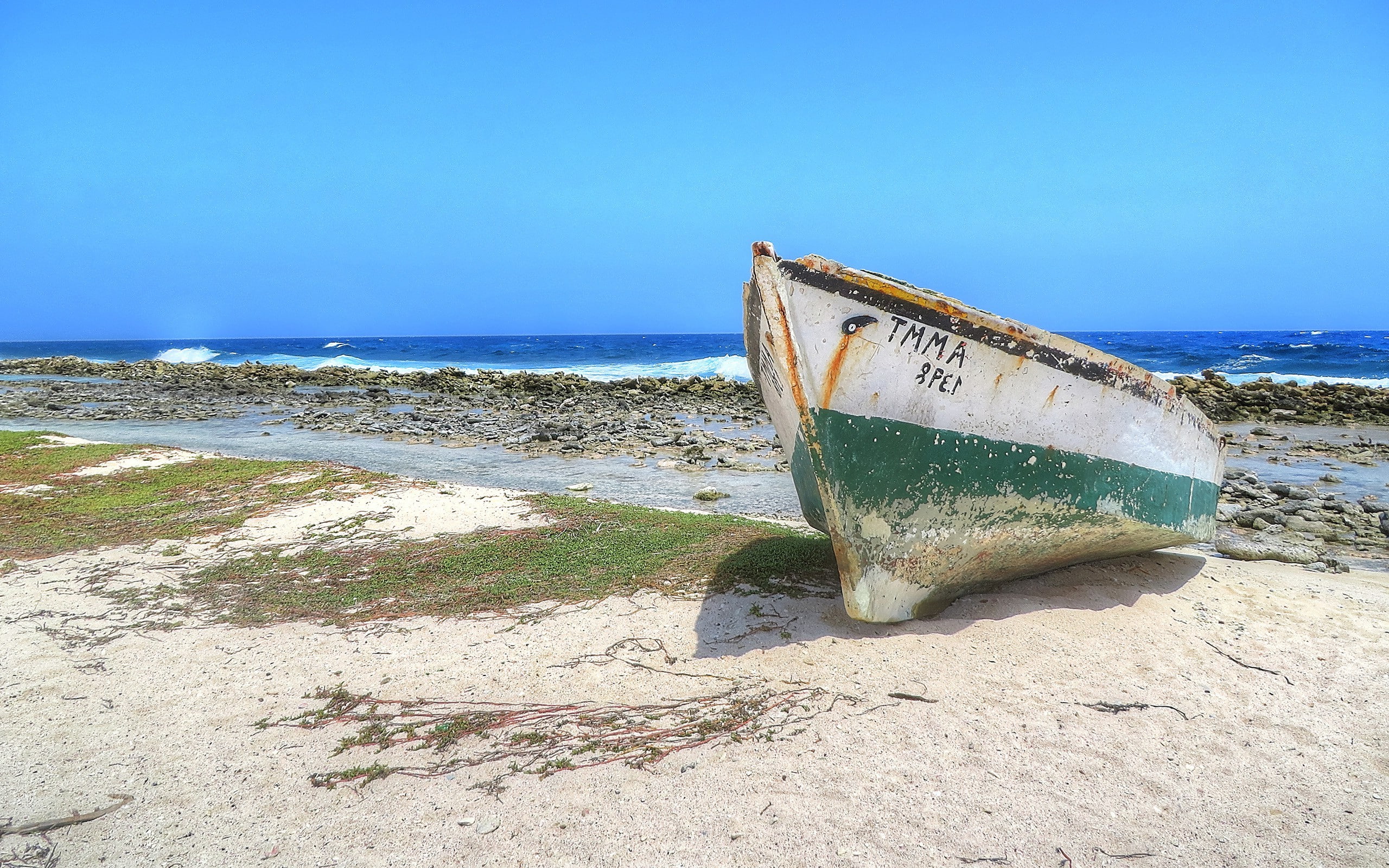 Aruba, 2K, Baby Beach, HD Wallpaper
