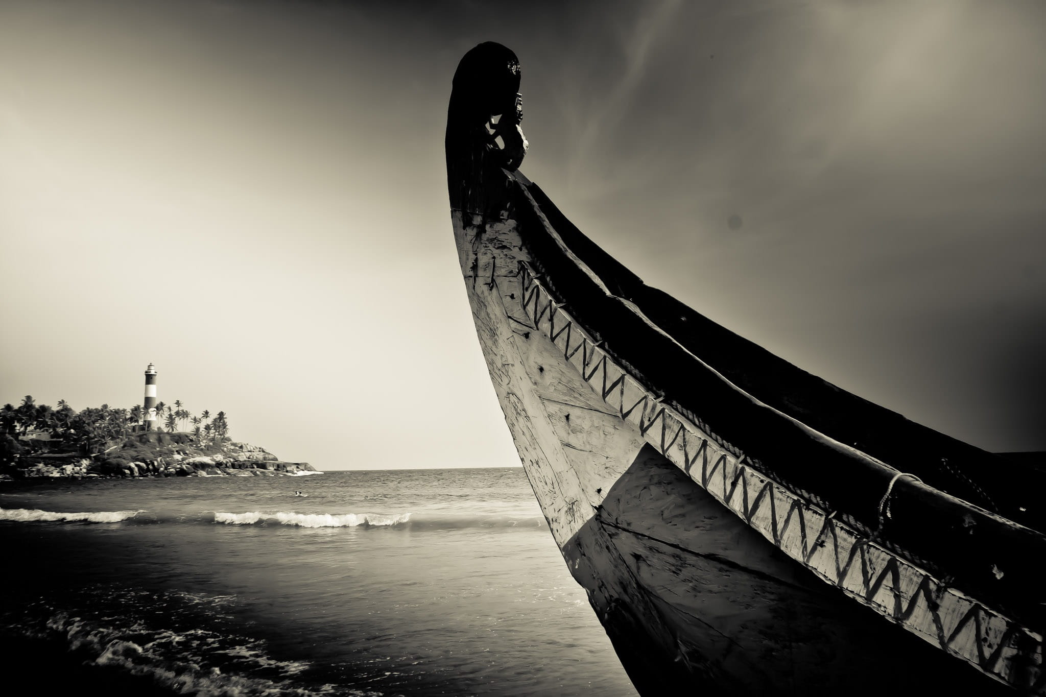 City, day, outdoors, ocean, beach, sea, silhouette, South India, scenics - nature, no People, water, old, travel Destinations, sky, architecture, bridge, HD Wallpaper