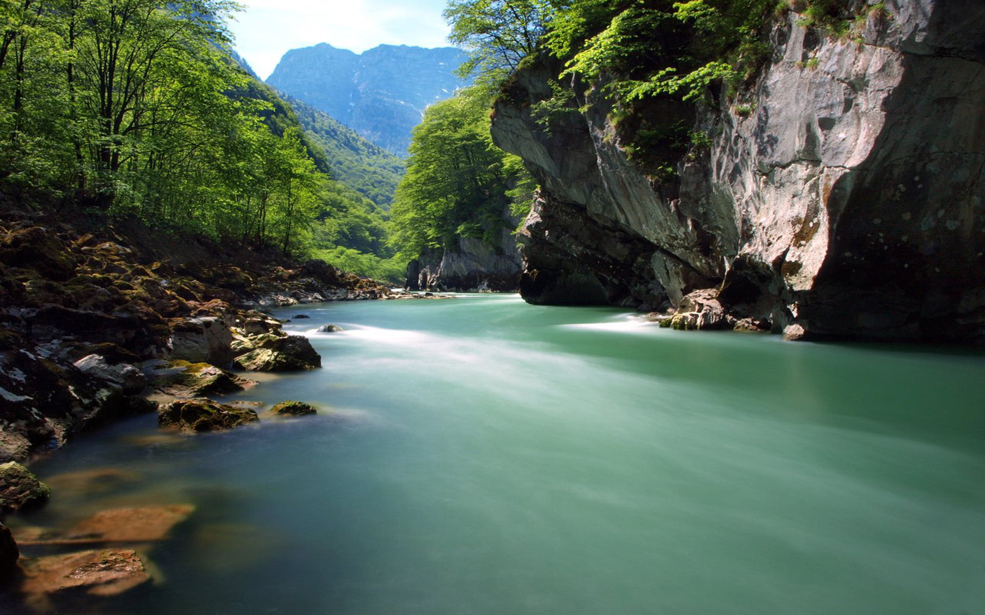 austria, egelshehrendle, aubachfall, gorge, einberg, stream, green, 1080P, salzburg, river, hd,, HD Wallpaper