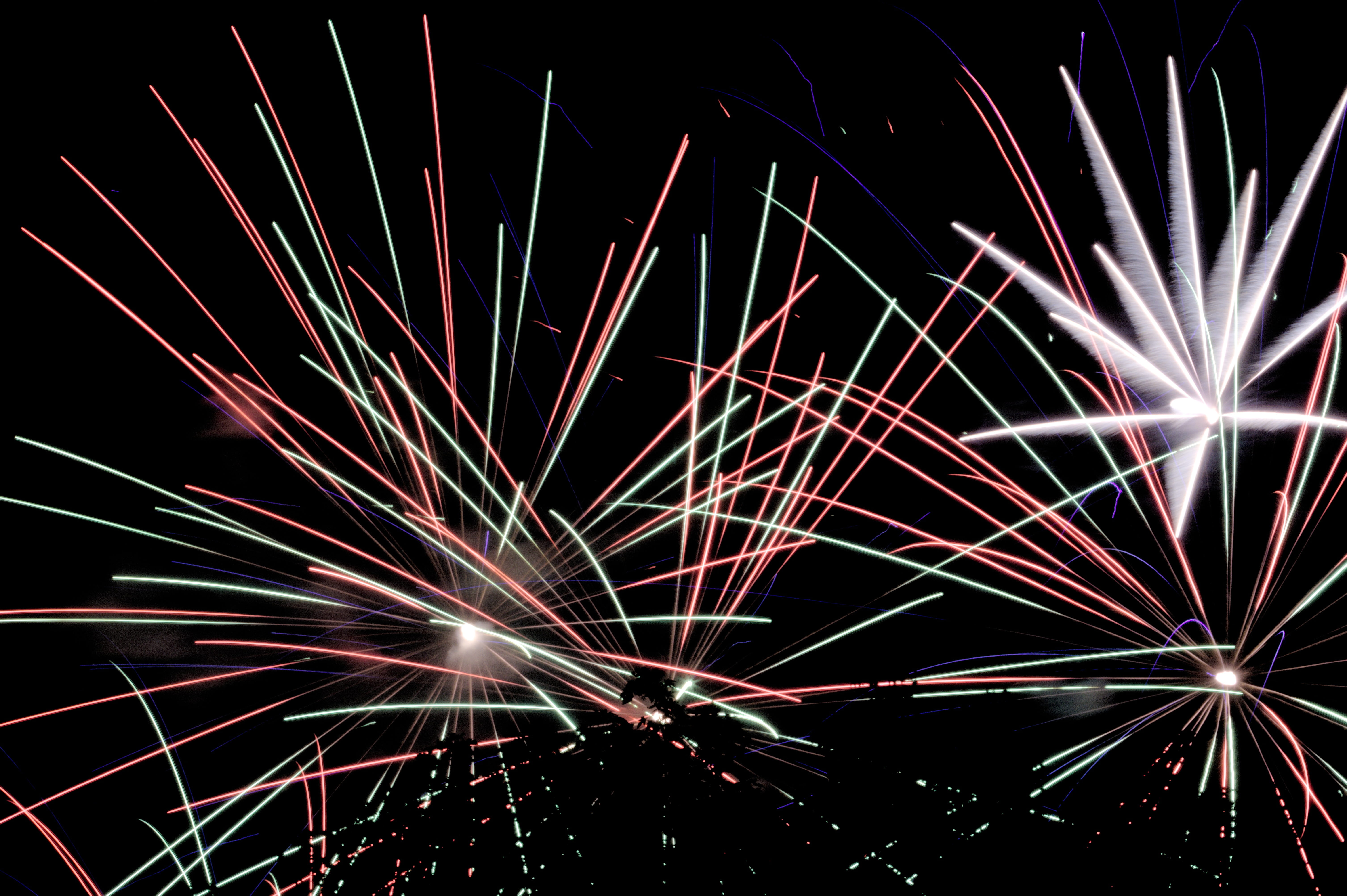 show, celebration, illuminated, firework, event, outside, low angle view, colorful, light beam, multi colored, arts culture and entertainment, firework display, HD Wallpaper
