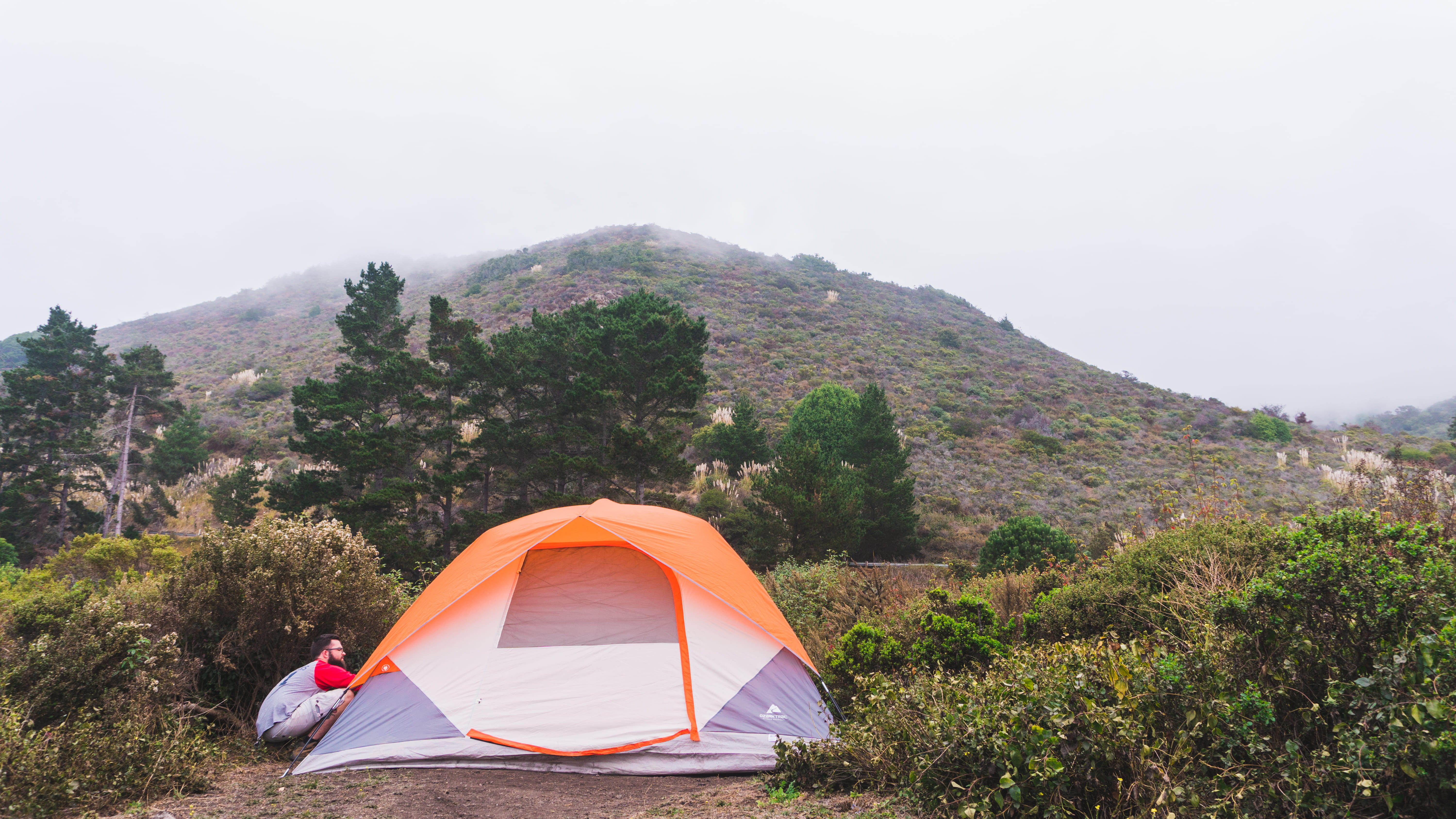 dome, people, mountain, vacations, forest, surface, beauty in nature, plant, non-urban scene, environment, tree, tent, 5K, hill, tranquility, scenics - nature, HD Wallpaper