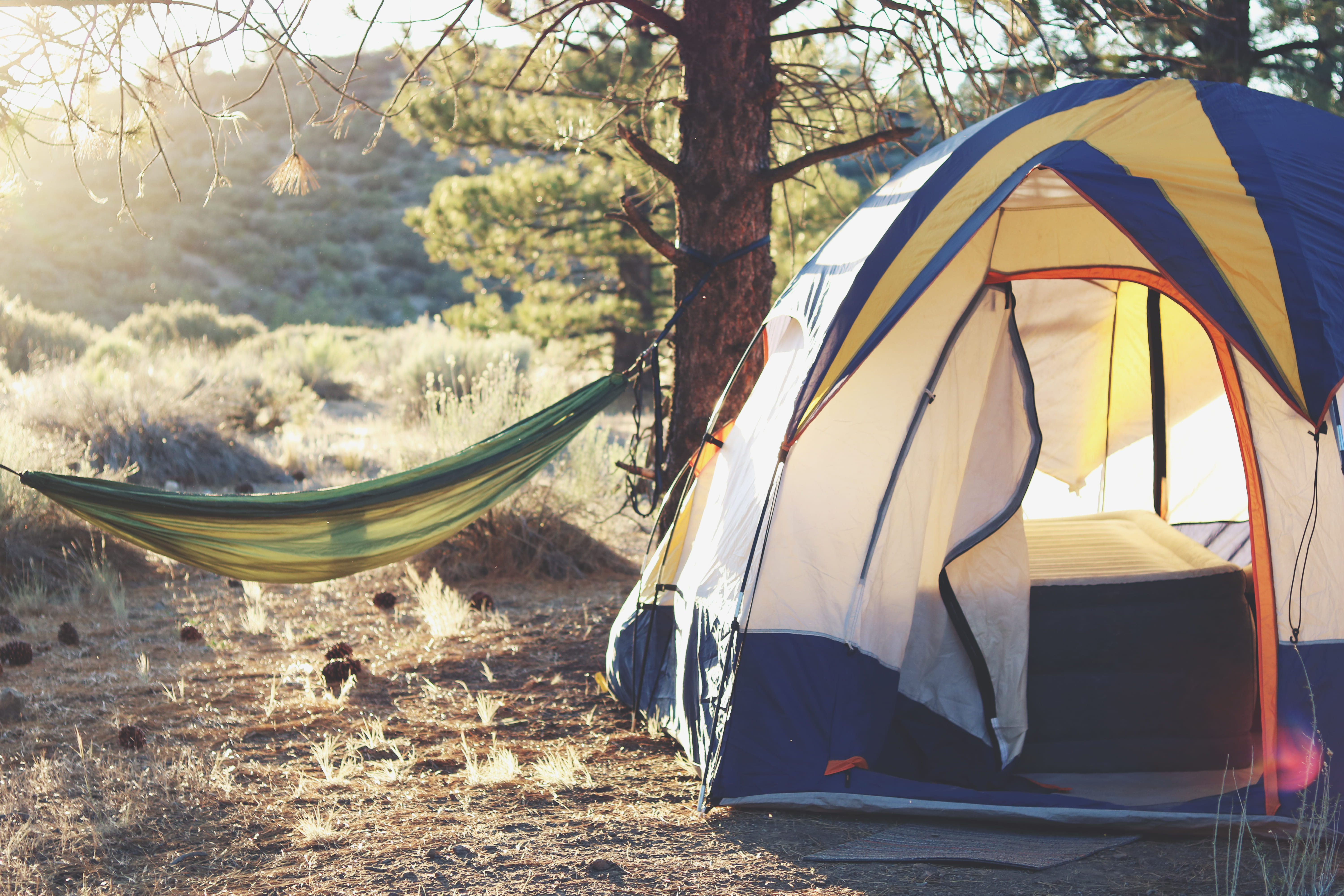 white, one person, green, outdoors, camping, yellow, goleta, hammock, water, vacations, nature, los padres national forest, leisure activities, plant, holiday, HD Wallpaper