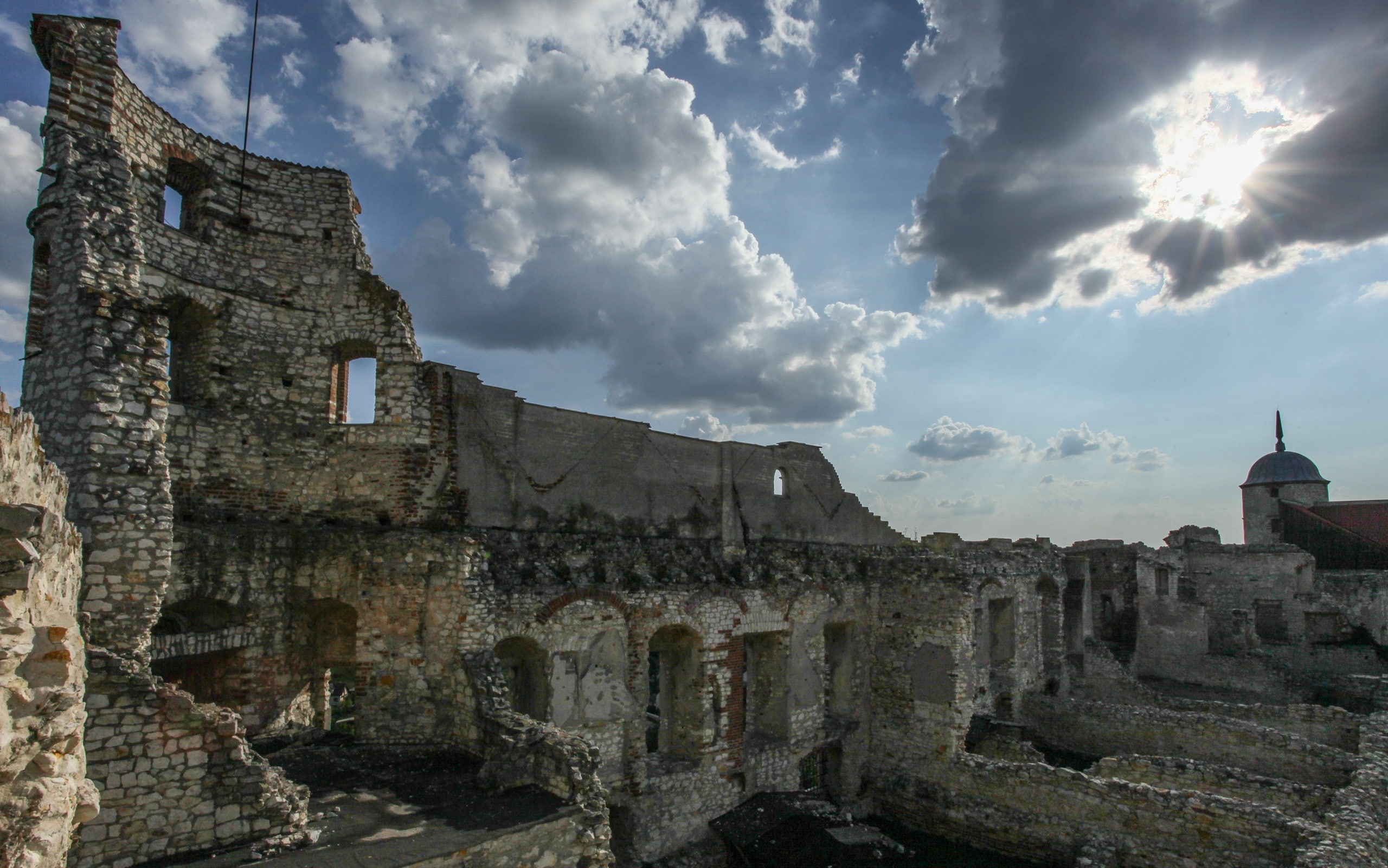 world, Janowiec, 4k world pics, castle, europe, Poland, 2560x1600, 2K, HD Wallpaper