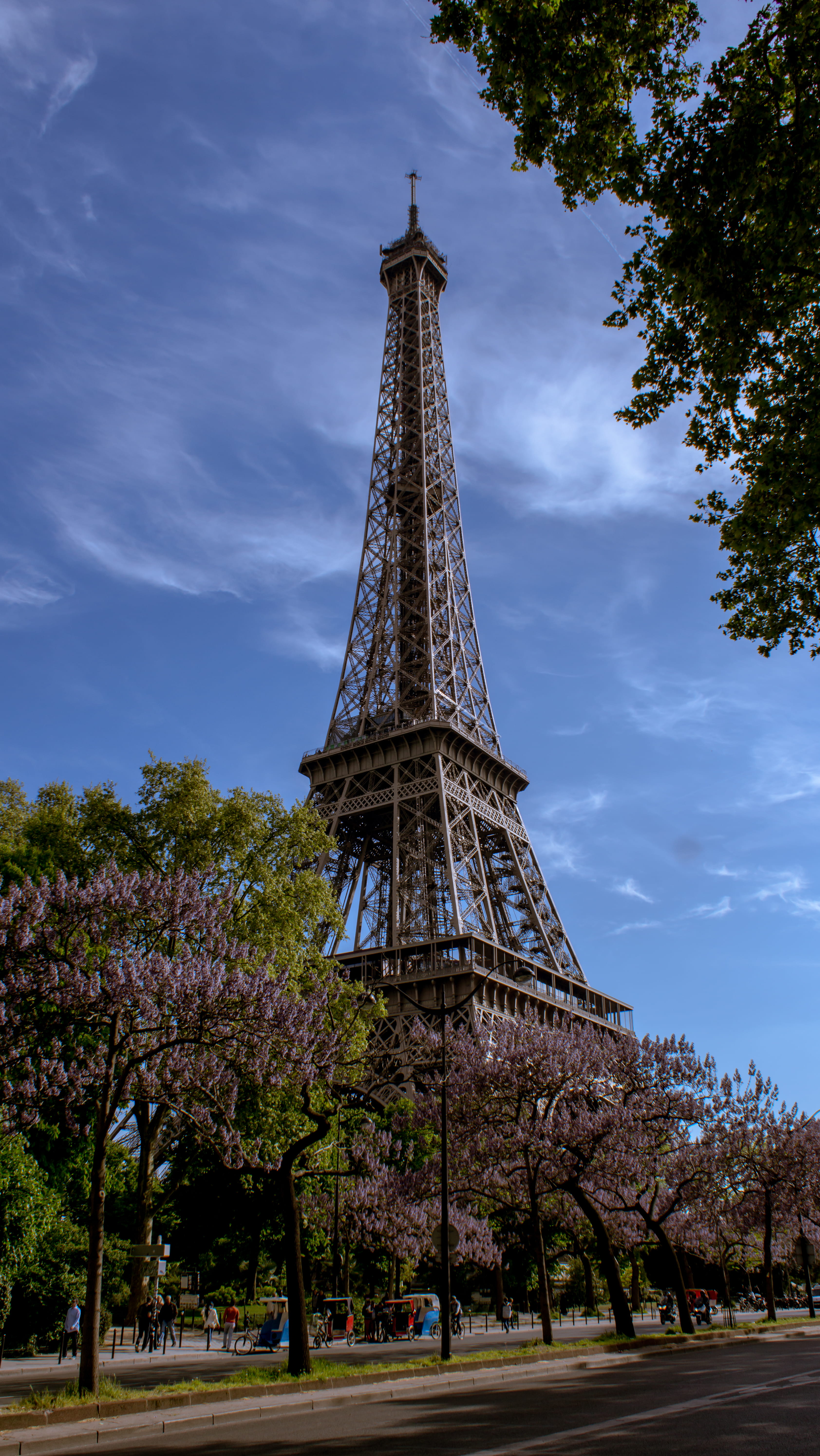 blue, metal, tall - high, architecture, plant, frankreich, no people, old, the past, steel, travel, france, faubourg saint-germain, tourism, famous, travel destinations, Phone HD Wallpaper