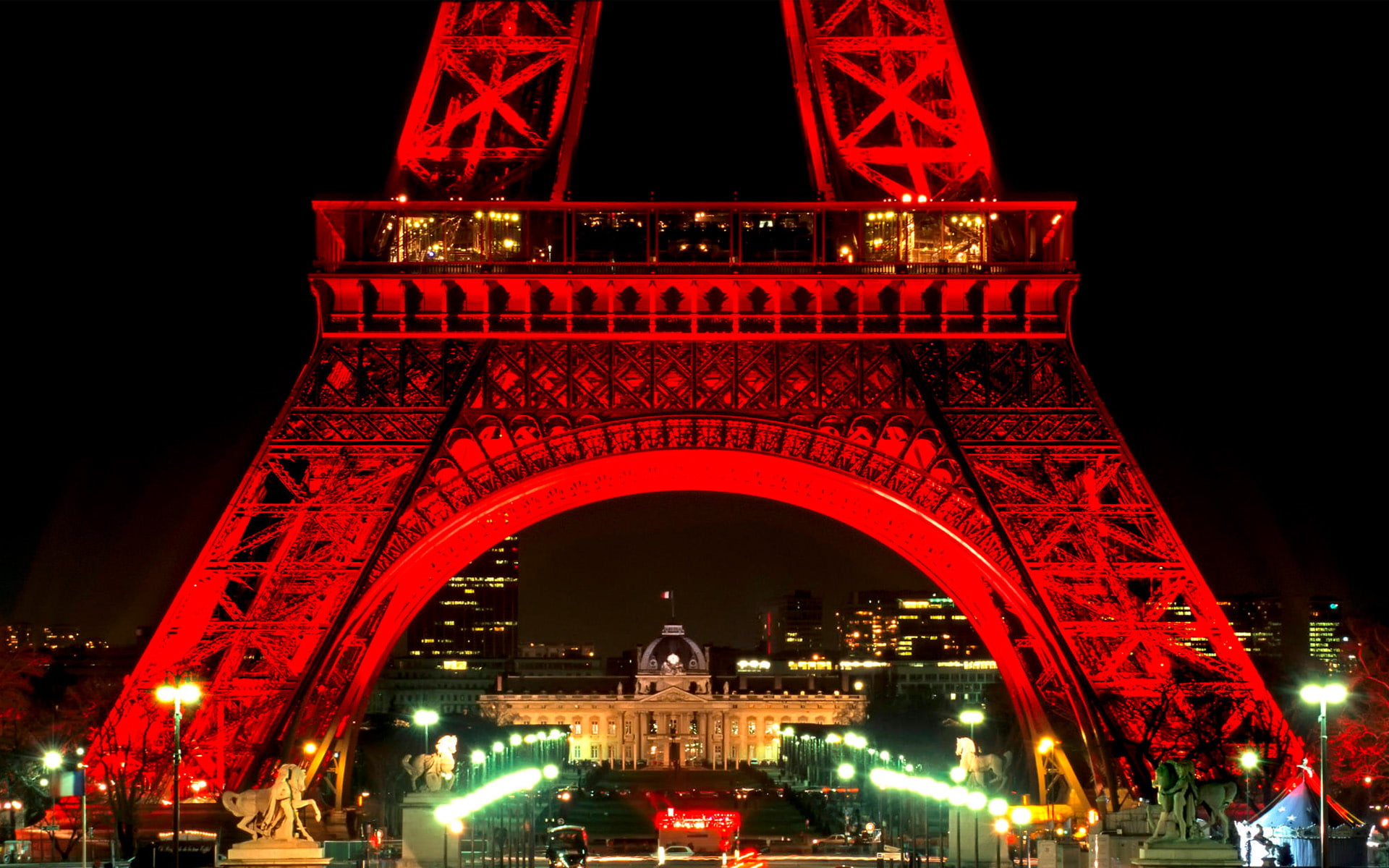 eiffel, 1080P, night, eifel, tower, HD Wallpaper