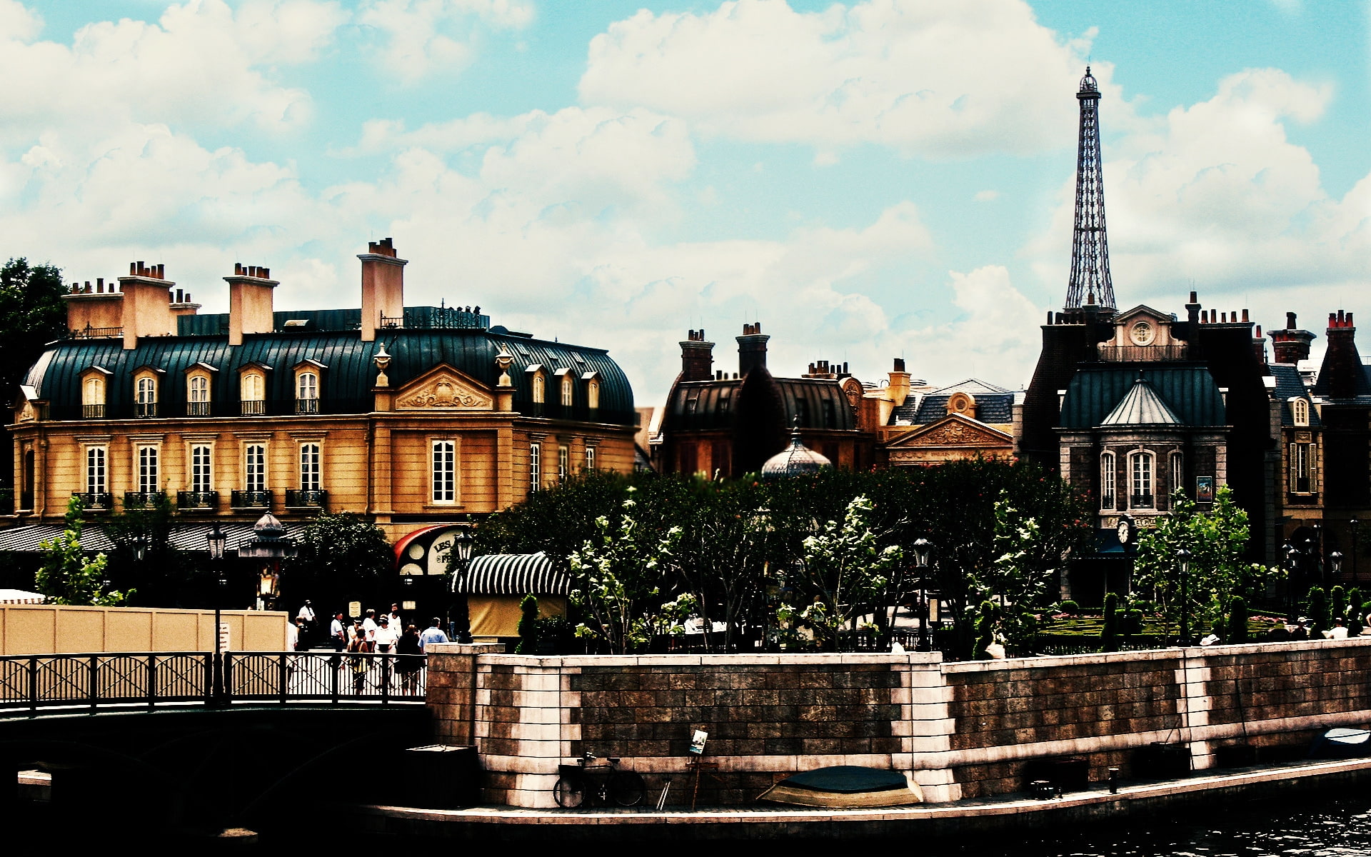 tower, 1080P, corner, new, paris, eifel, city, town, HD Wallpaper