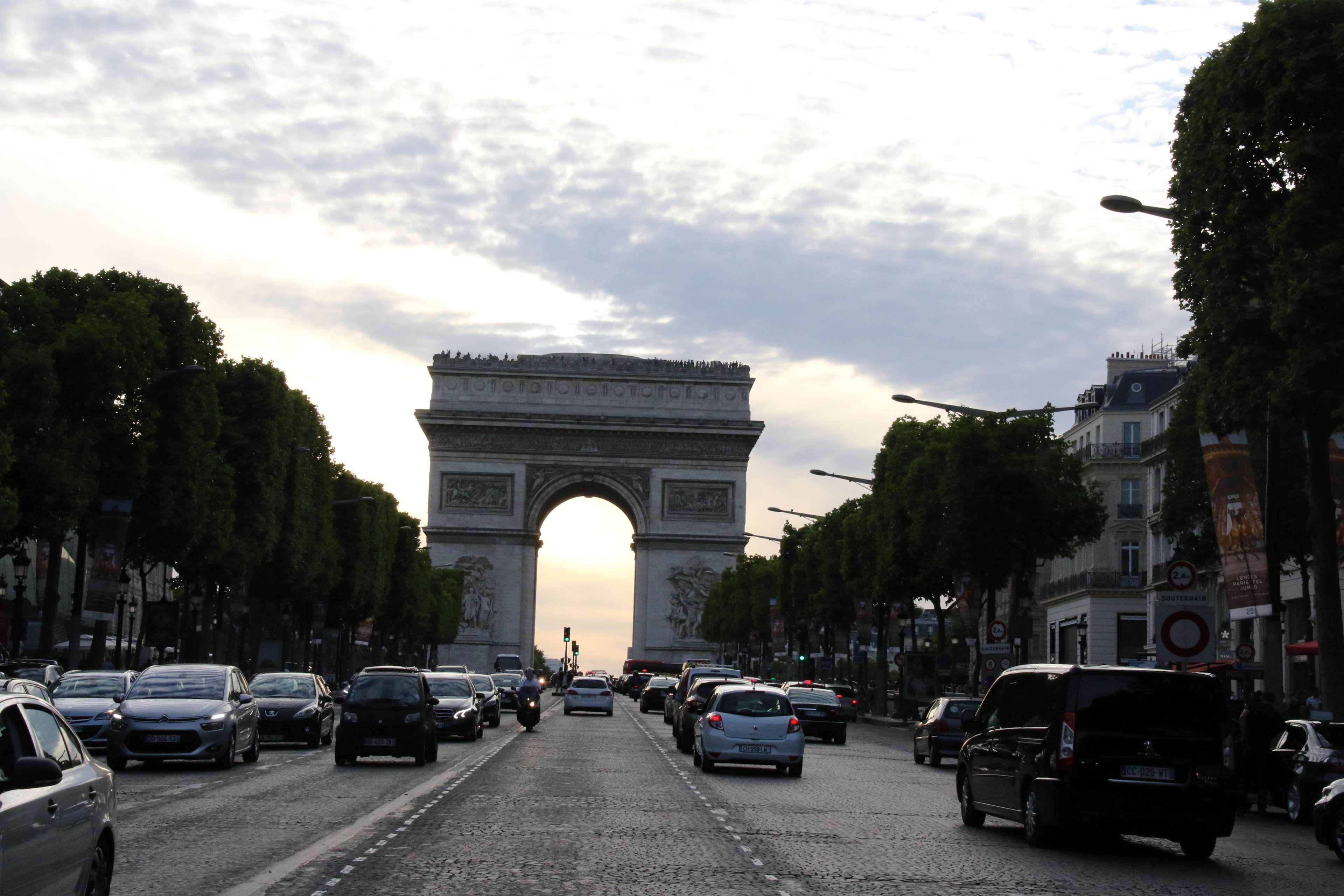 architecture, paris, street, sky, traffic, city street, building exterior, french, capital, city, nature, history, monument, mode of transportation, transportation, HD Wallpaper
