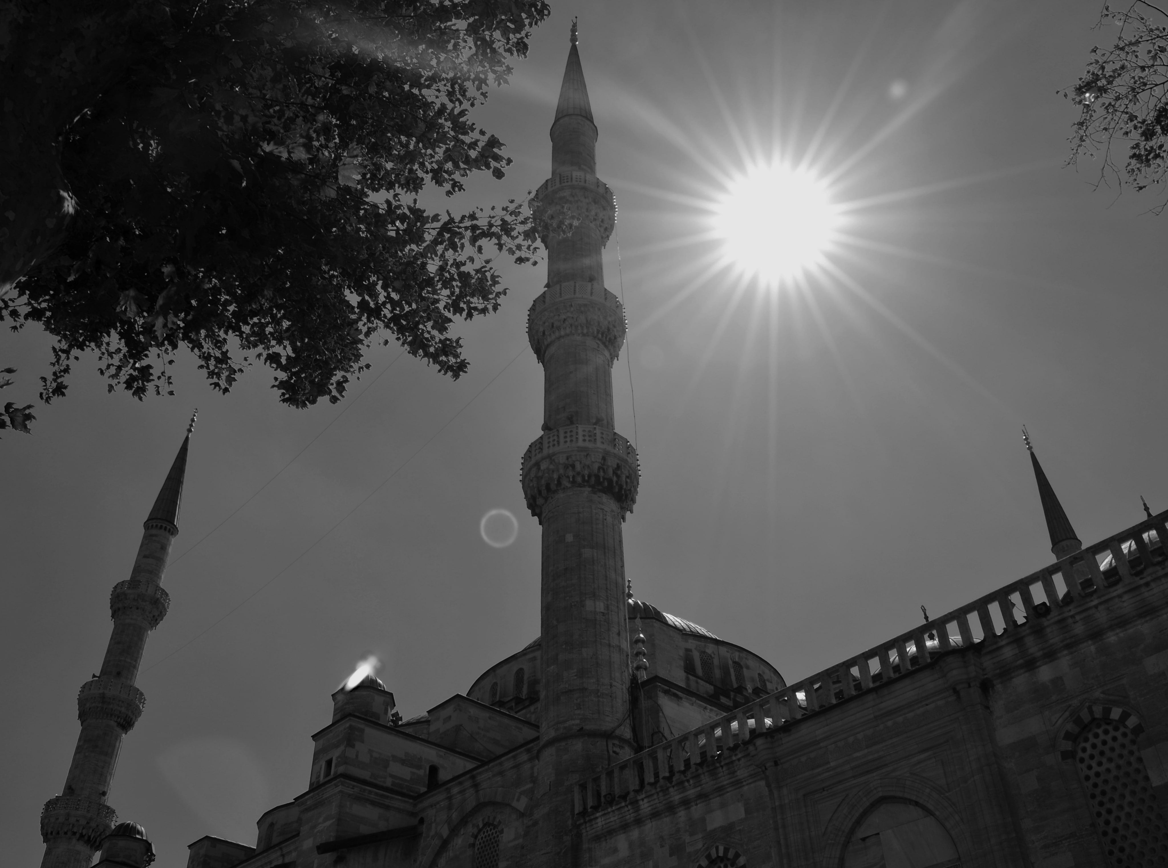 Black and White, m7, sultansulaiman, sultan, m7mdfuad, sulaiman, islamic, 4K, view, cami, mosque, islam, m7md, #sultan, HD Wallpaper