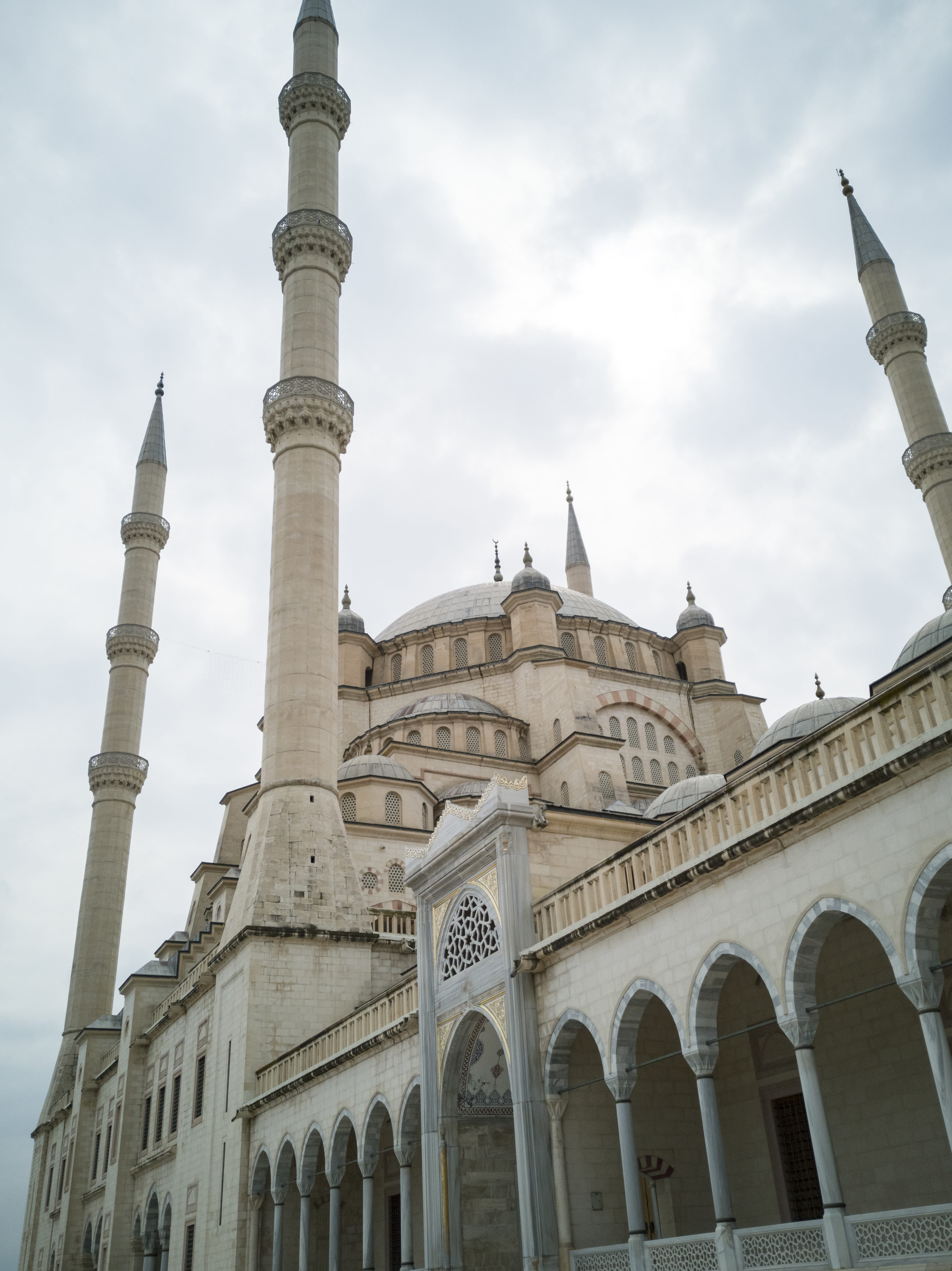 outdoors, old, landscape, no people, city, cloud - sky, history, turkey, spire, sky, adana, arch, building, location, travel destinations, the minarets, Phone HD Wallpaper