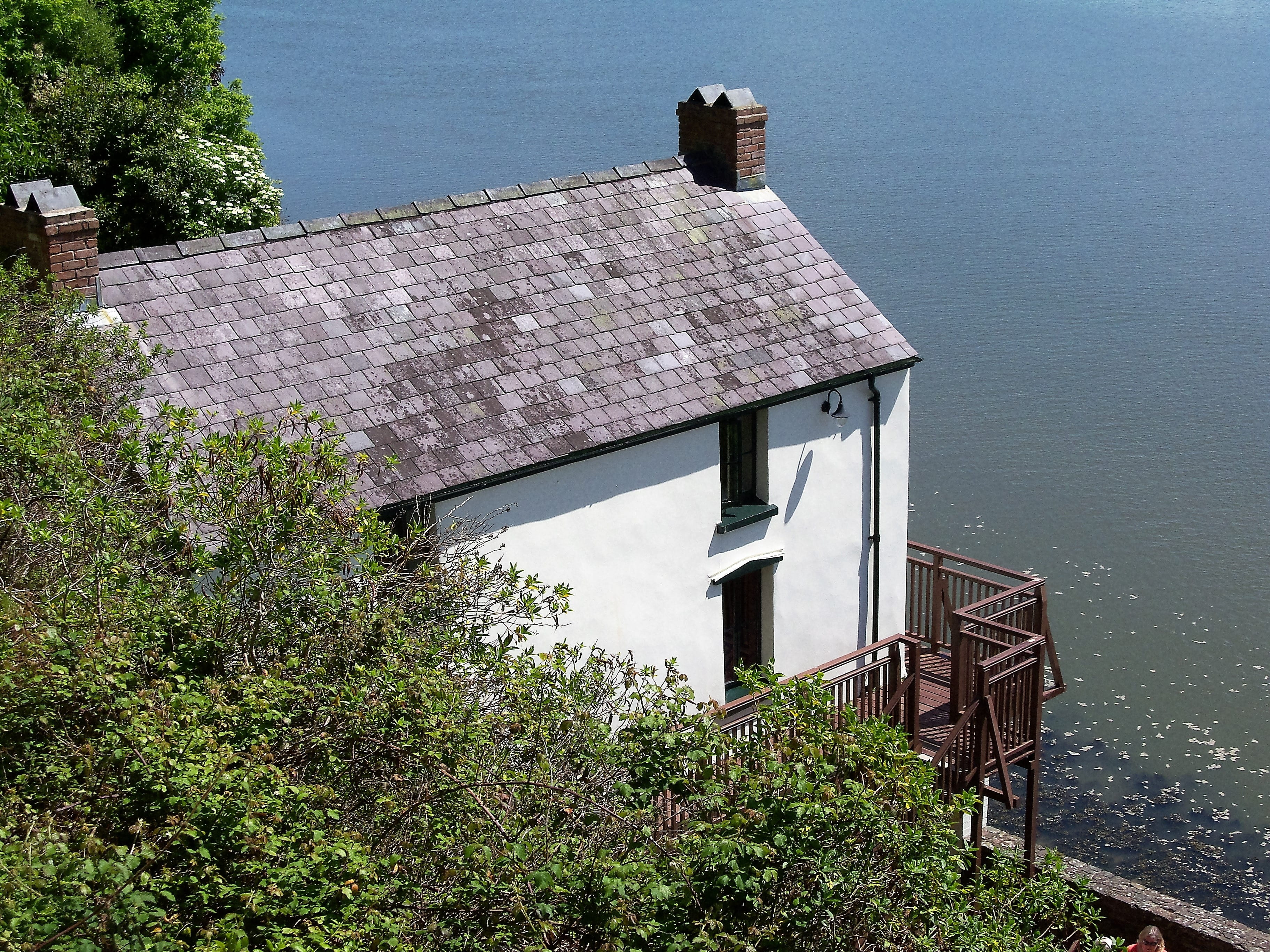 famous, welsh, growth, writer, water, home, carmarthenshire, building exterior, scenic, building, wood - material, architecture, no people, residence, 2K, HD Wallpaper