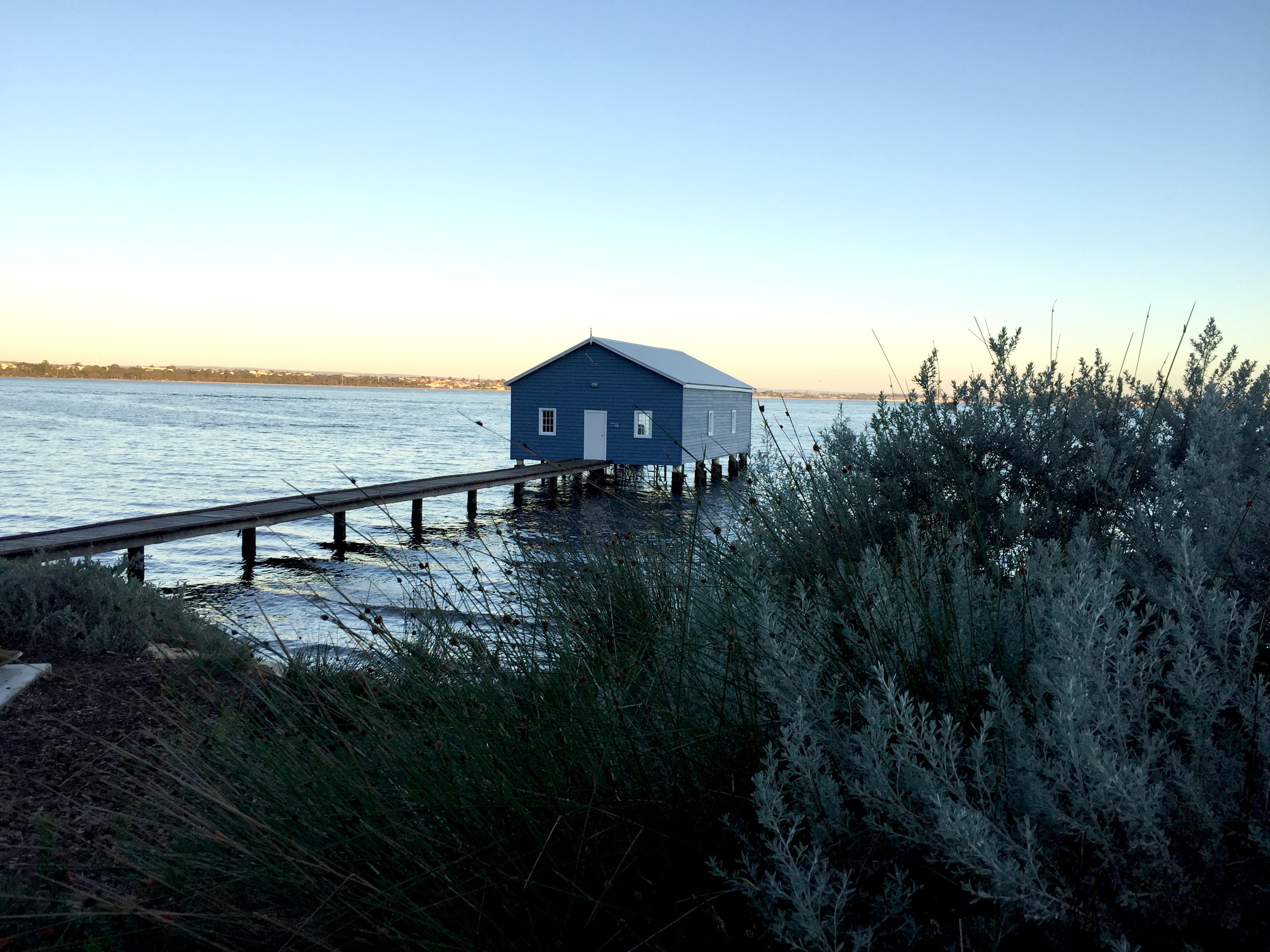 cabin, outdoors, scenics - nature, swan river, plant, built structure, no people, land, nature, tranquility, tree, sea, shed, blue, cottage, water, building exterior, HD Wallpaper