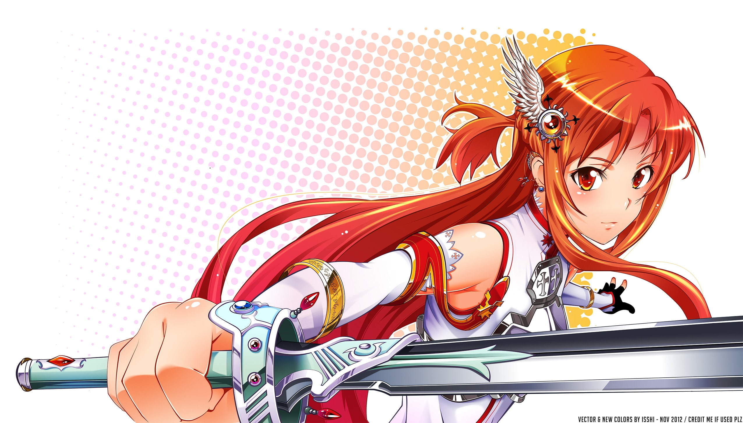 Sword Art Online, Yuuki Asuna, anime girls, 1080P, HD Wallpaper