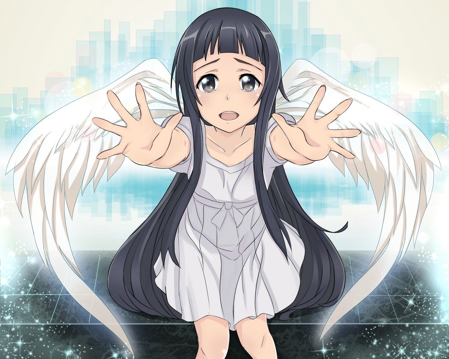 Yui, 720P, wings, Sword Art Online, MHCP001, HD Wallpaper