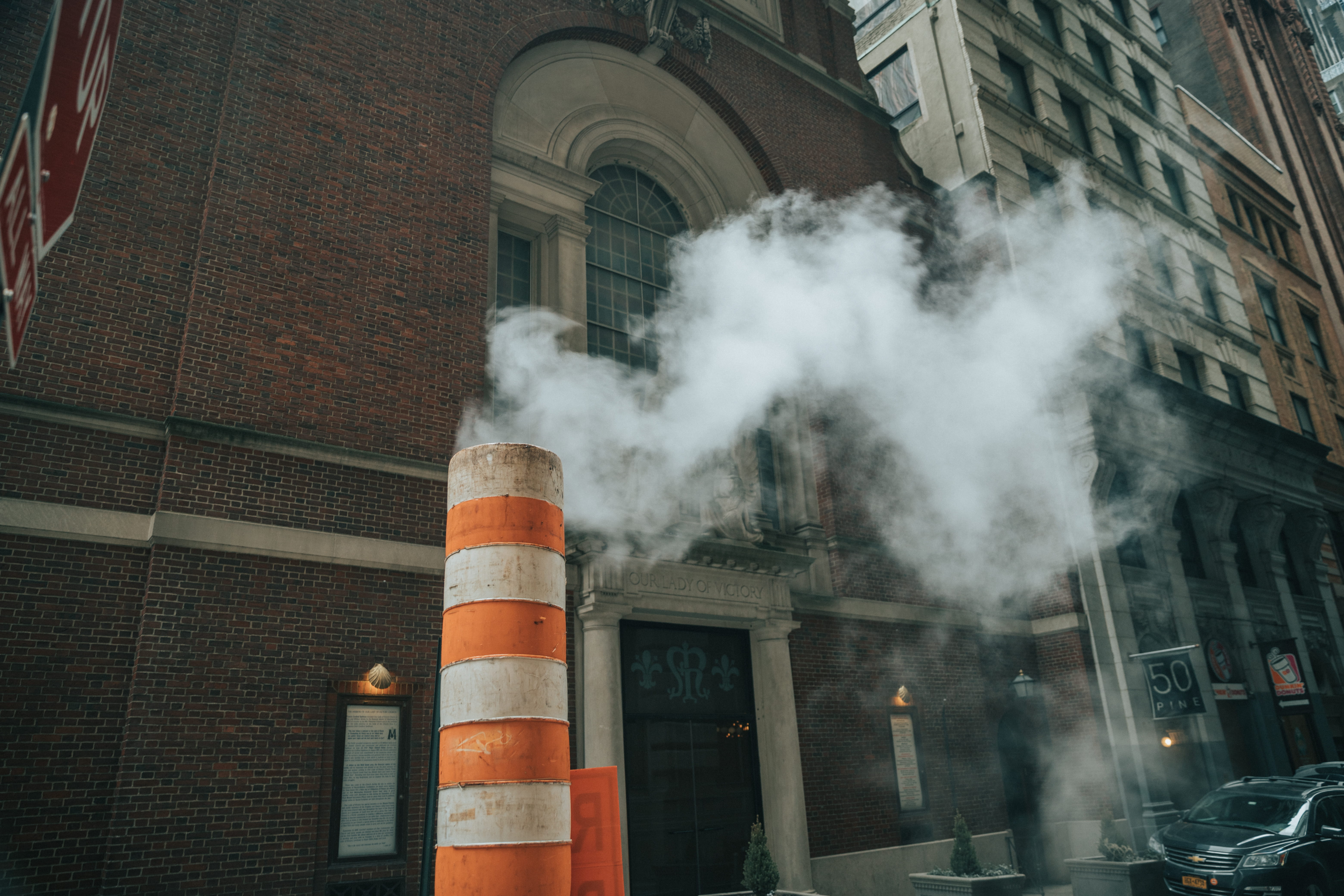 building exterior, accidents and disasters, day, door, industry, environmental issues, pollution, built structure, white, window, train, smoke stack, hume, HD Wallpaper