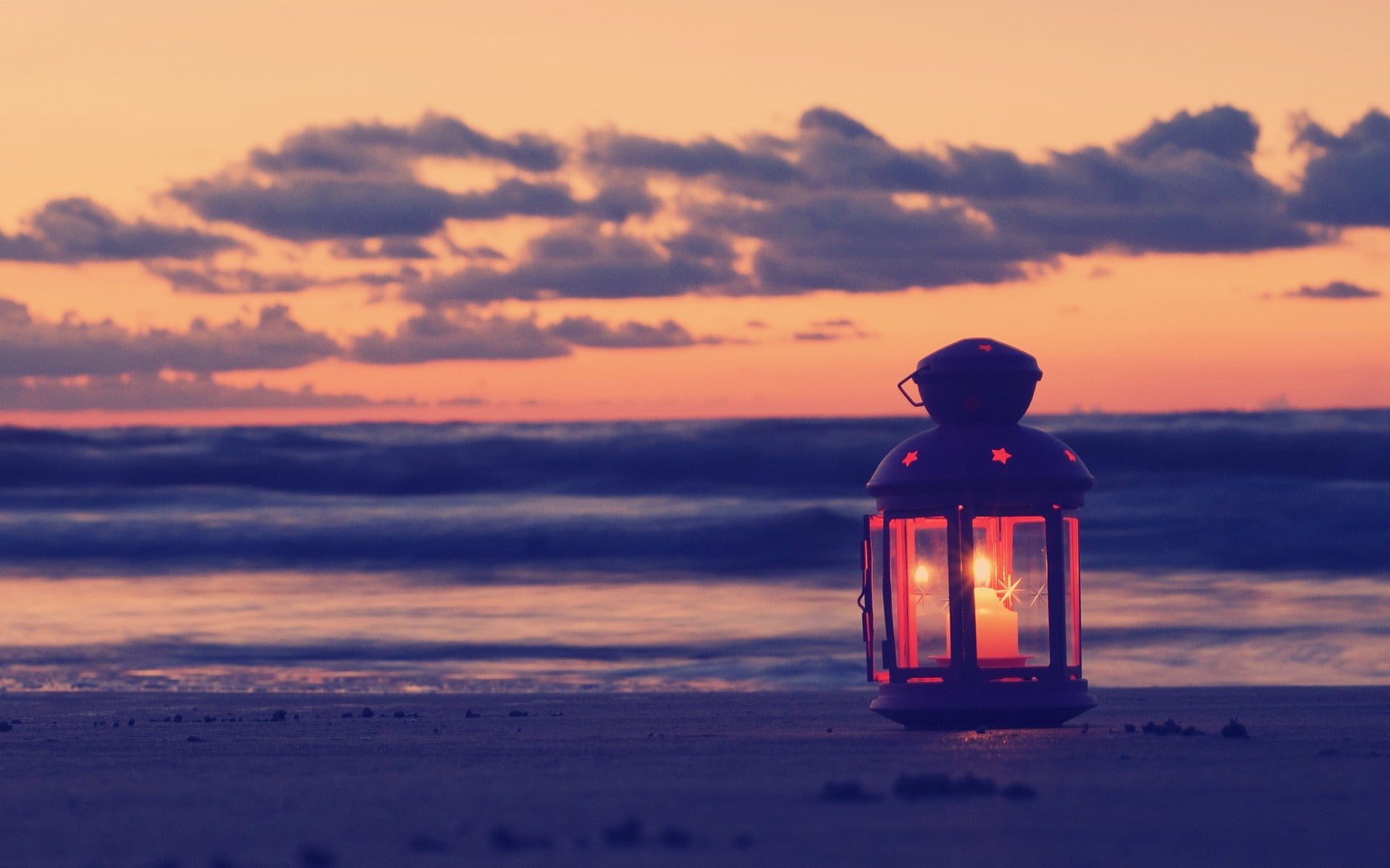 idyllic, nature, container, clouds, outdoors, sky, 1080P, black, sea, beauty in nature, tranquility, horizon over water, sunset, sand, filter, cloud - sky, HD Wallpaper