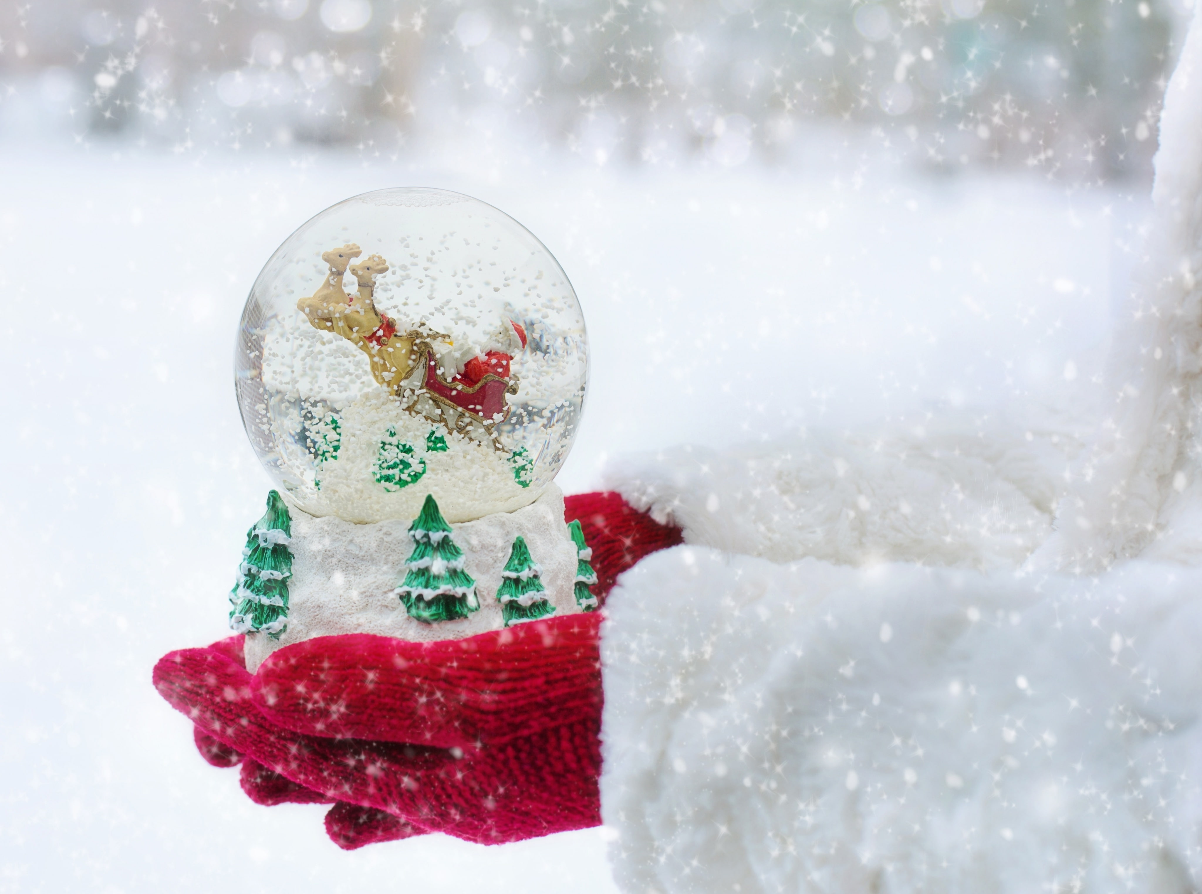 Outdoor, Holiday, Decoration, 4K, Wonderland, newyear, Hands, Merry, Xmas, close-up, Amazing, nature, blizzard, Snowfall, endoftheyear, christmas ornament, HD Wallpaper